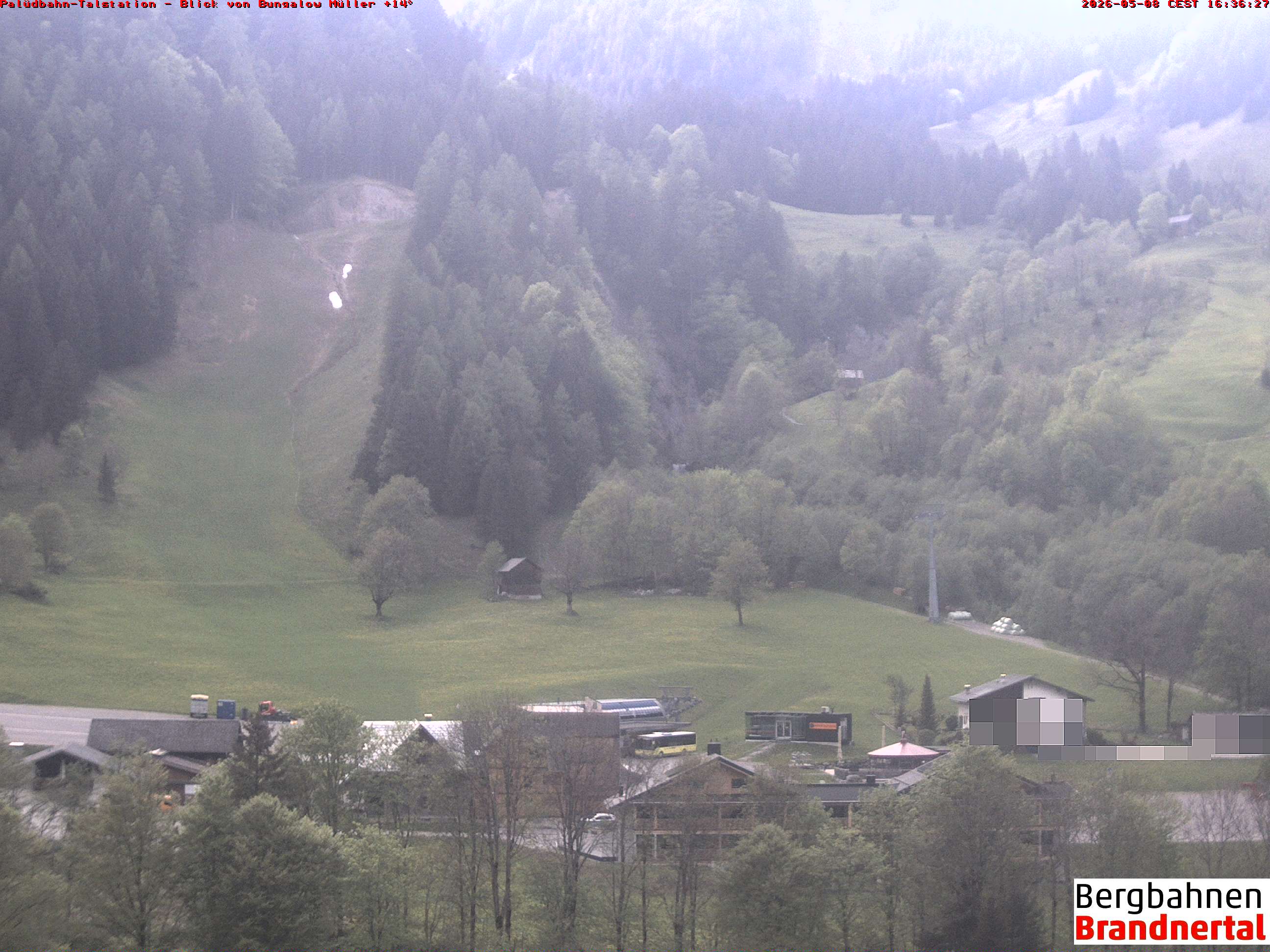 Blick auf Palüdbahn von Bungalow Müller