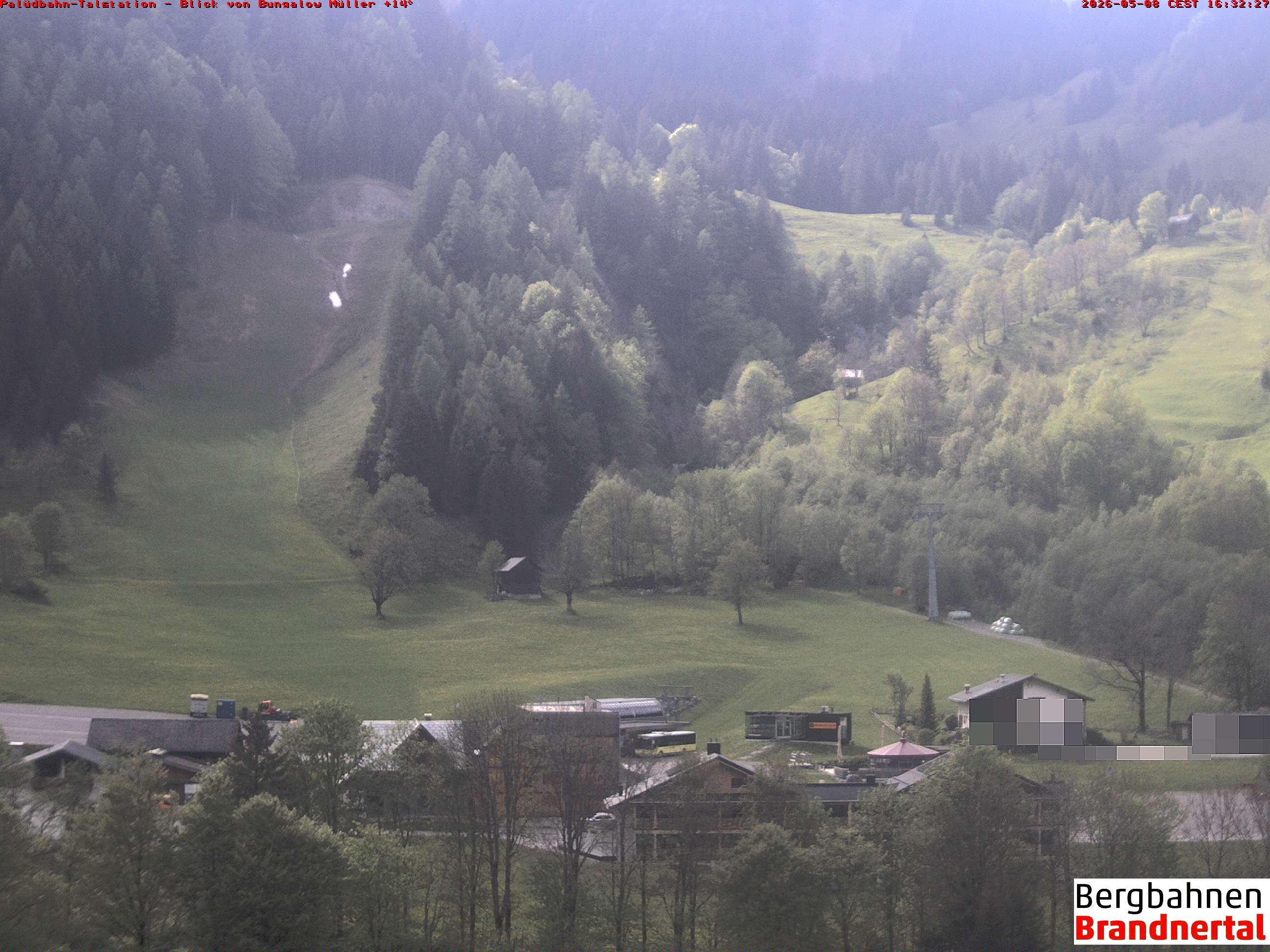 Blick auf Palüdbahn von Bungalow Müller