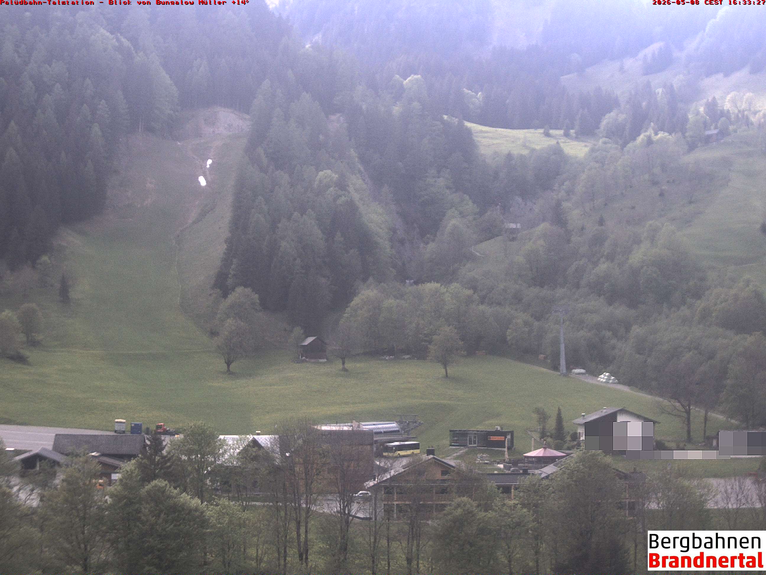 Blick auf Palüdbahn von Bungalow Müller