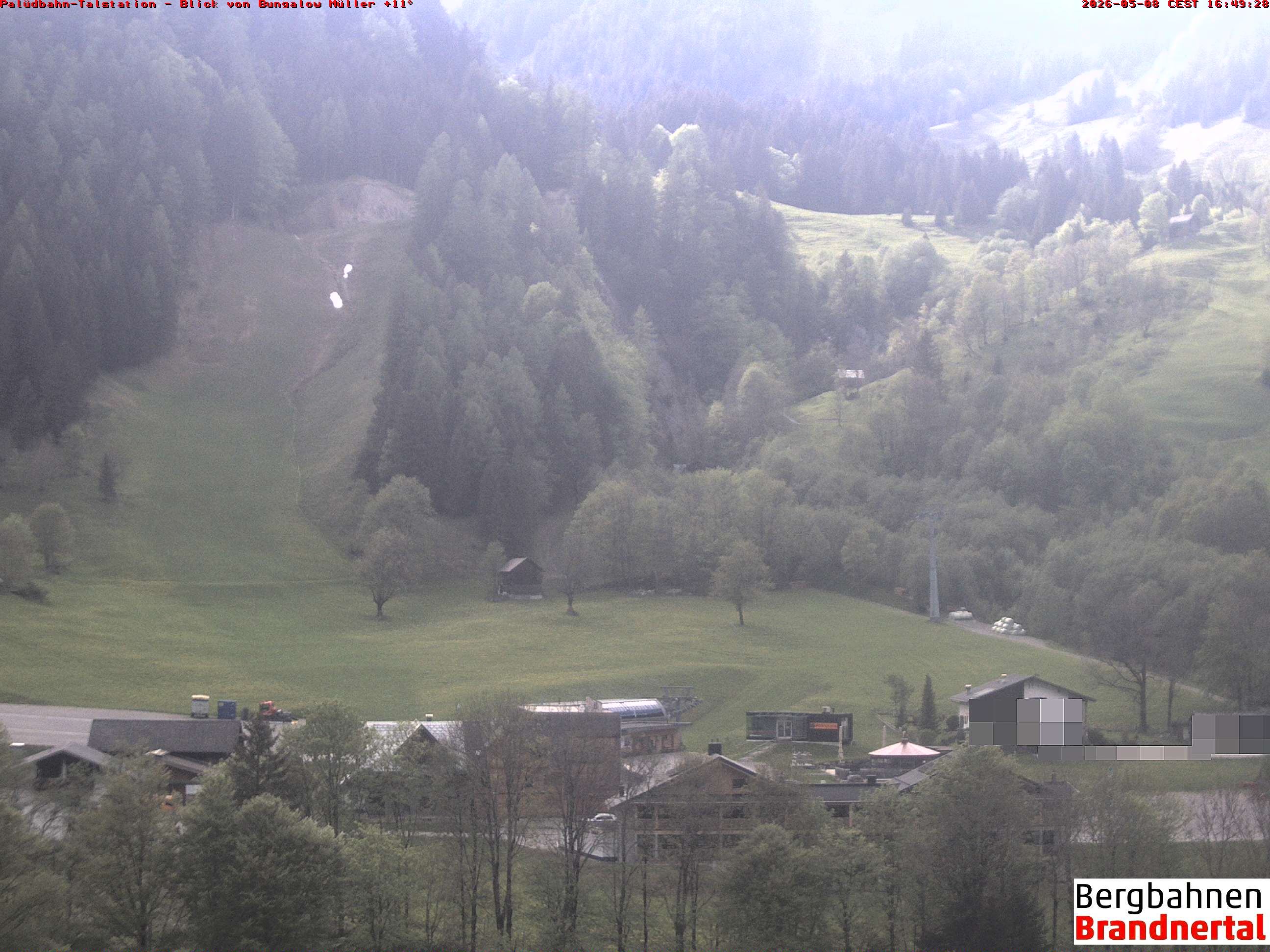Blick auf Palüdbahn von Bungalow Müller