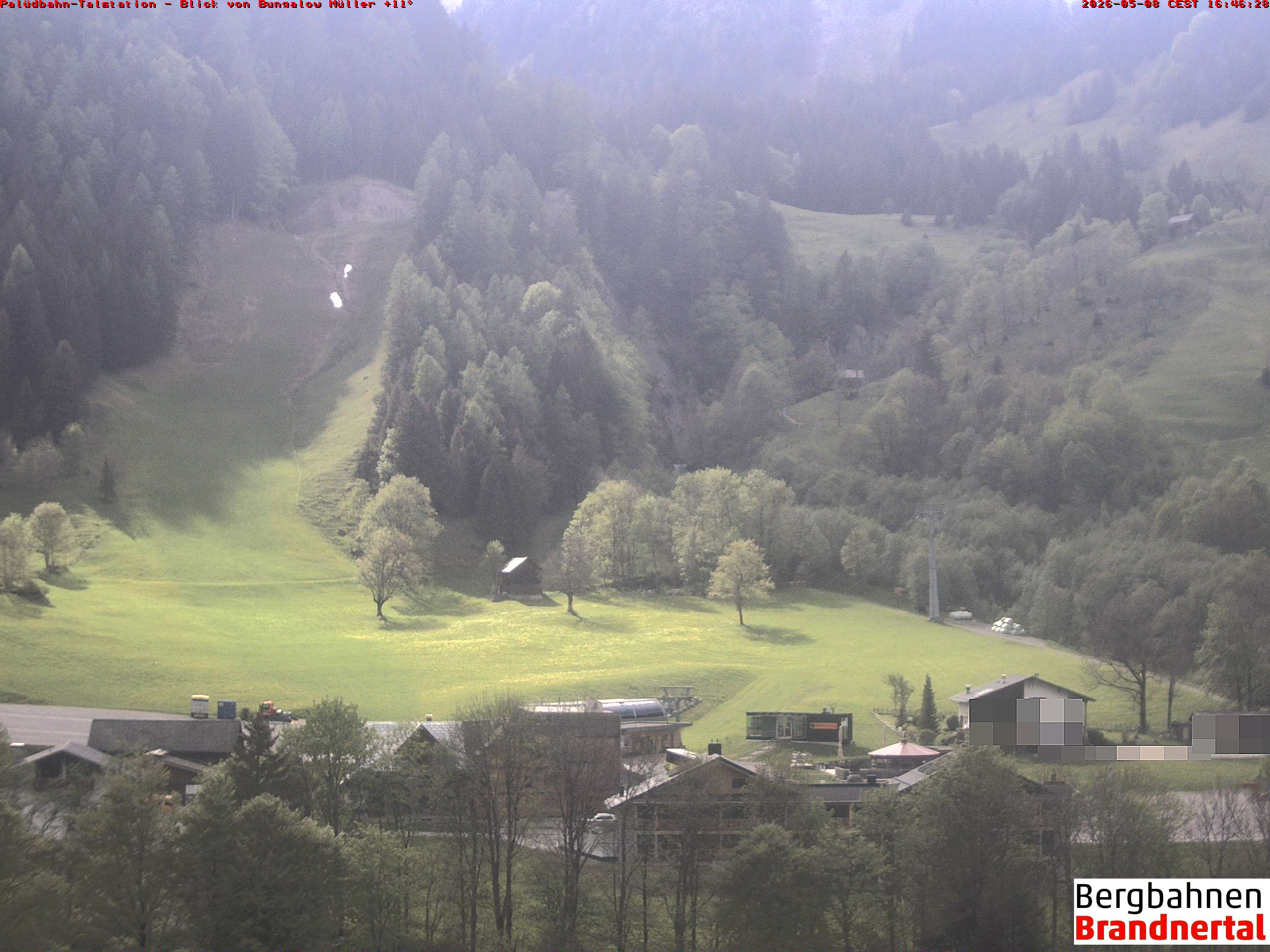 Blick auf Palüdbahn von Bungalow Müller