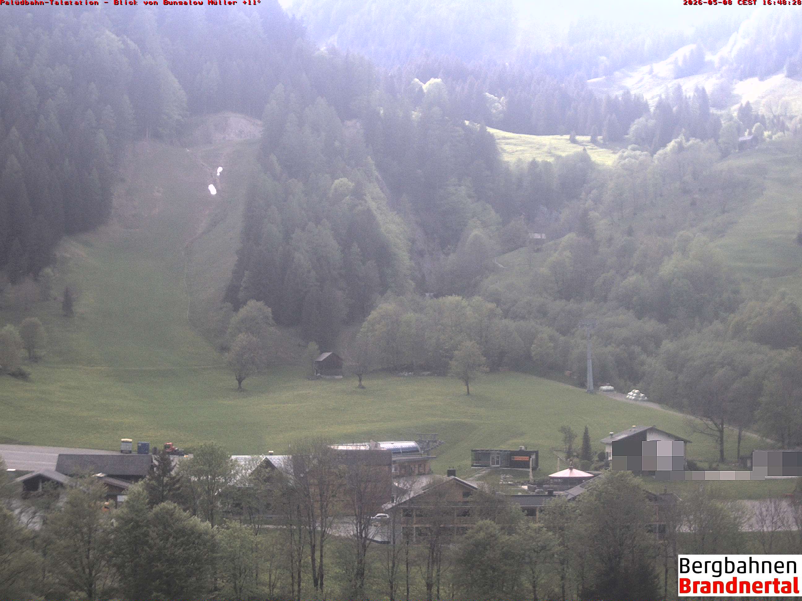 Blick auf Palüdbahn von Bungalow Müller