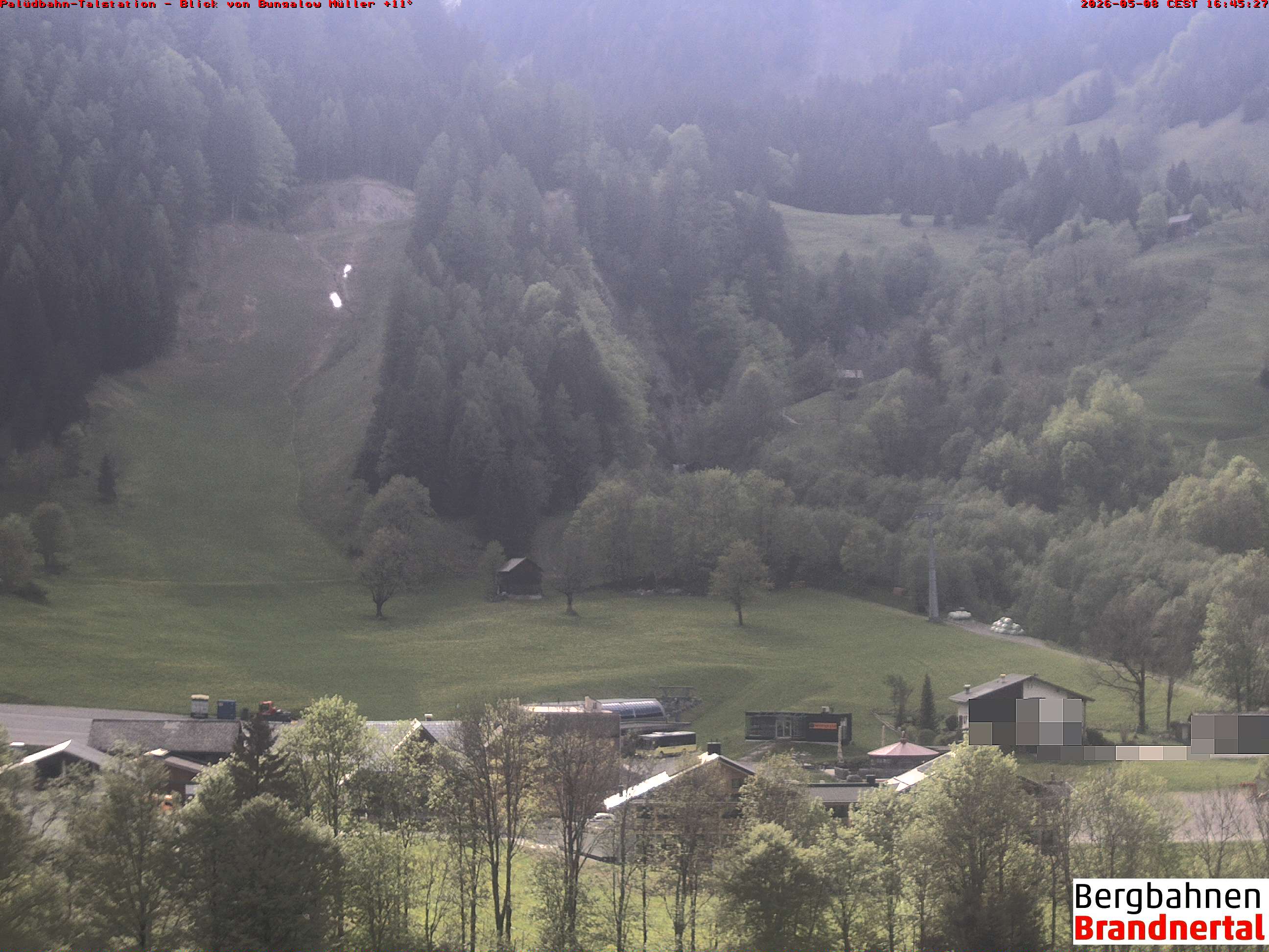 Blick auf Palüdbahn von Bungalow Müller