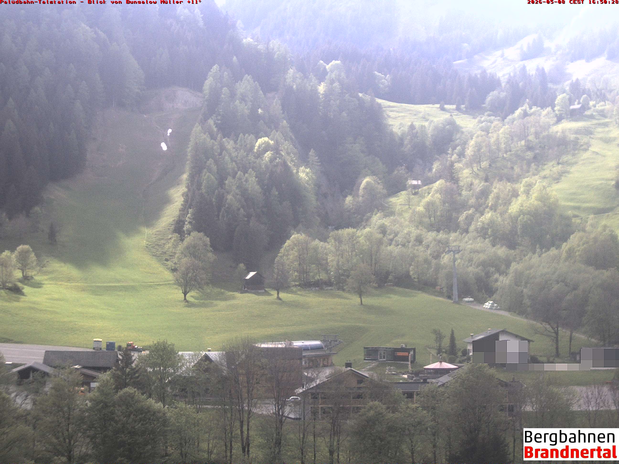 Blick auf Palüdbahn von Bungalow Müller