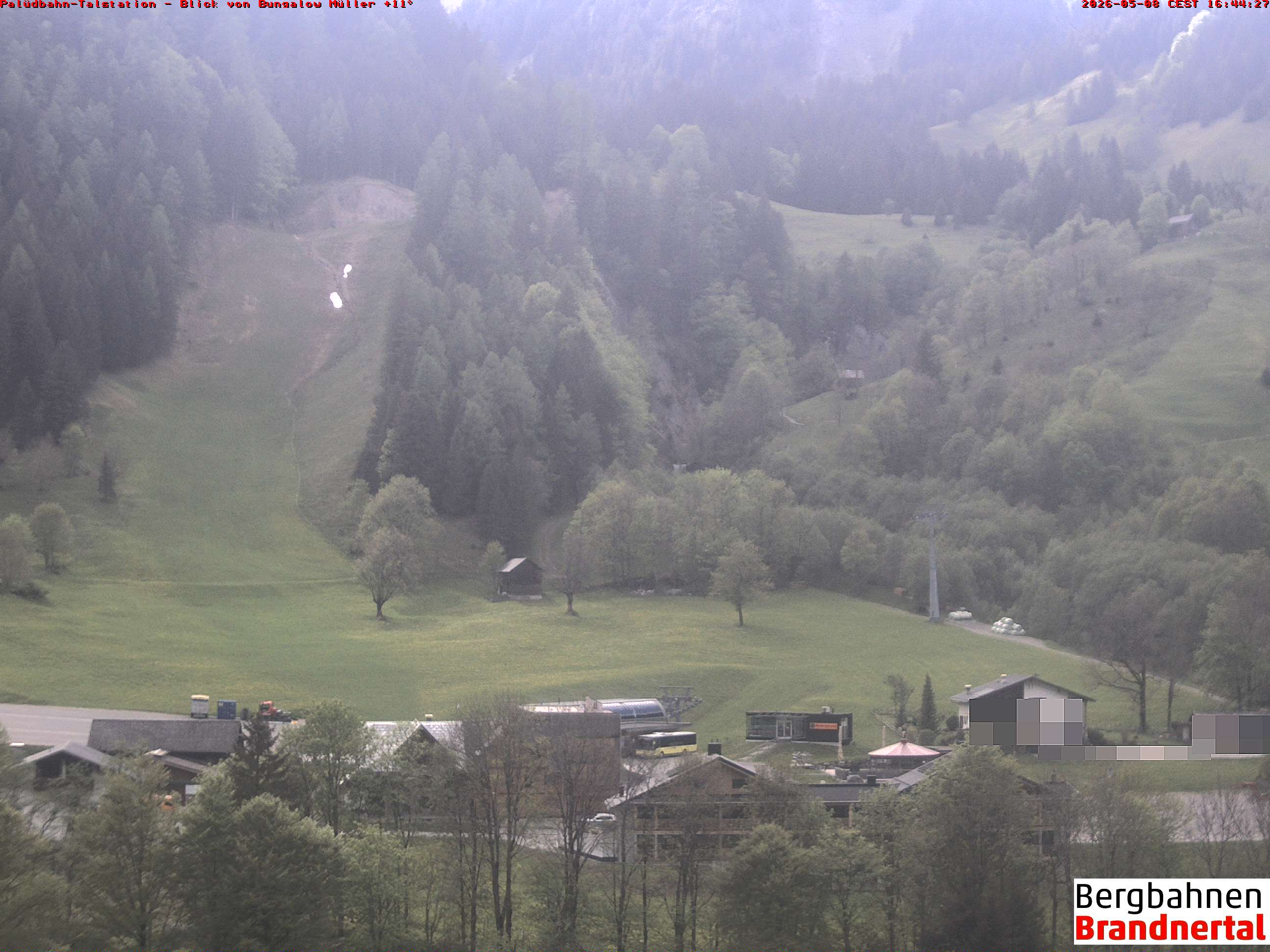 Blick auf Palüdbahn von Bungalow Müller