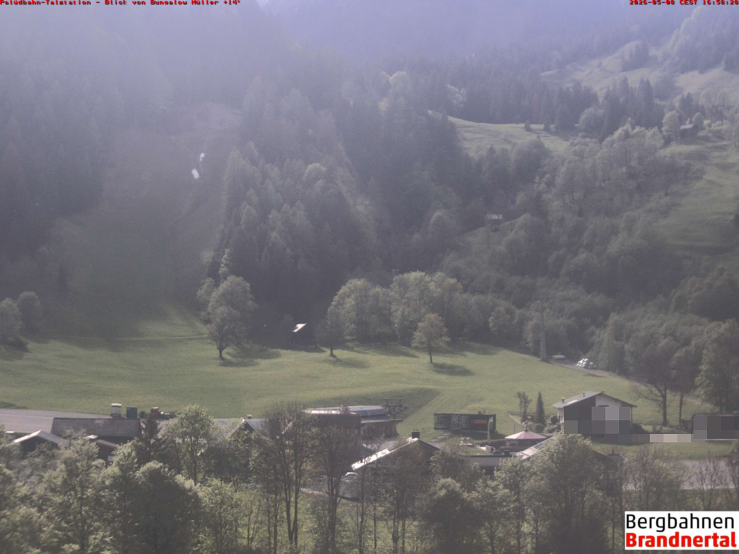 Blick auf Palüdbahn von Bungalow Müller