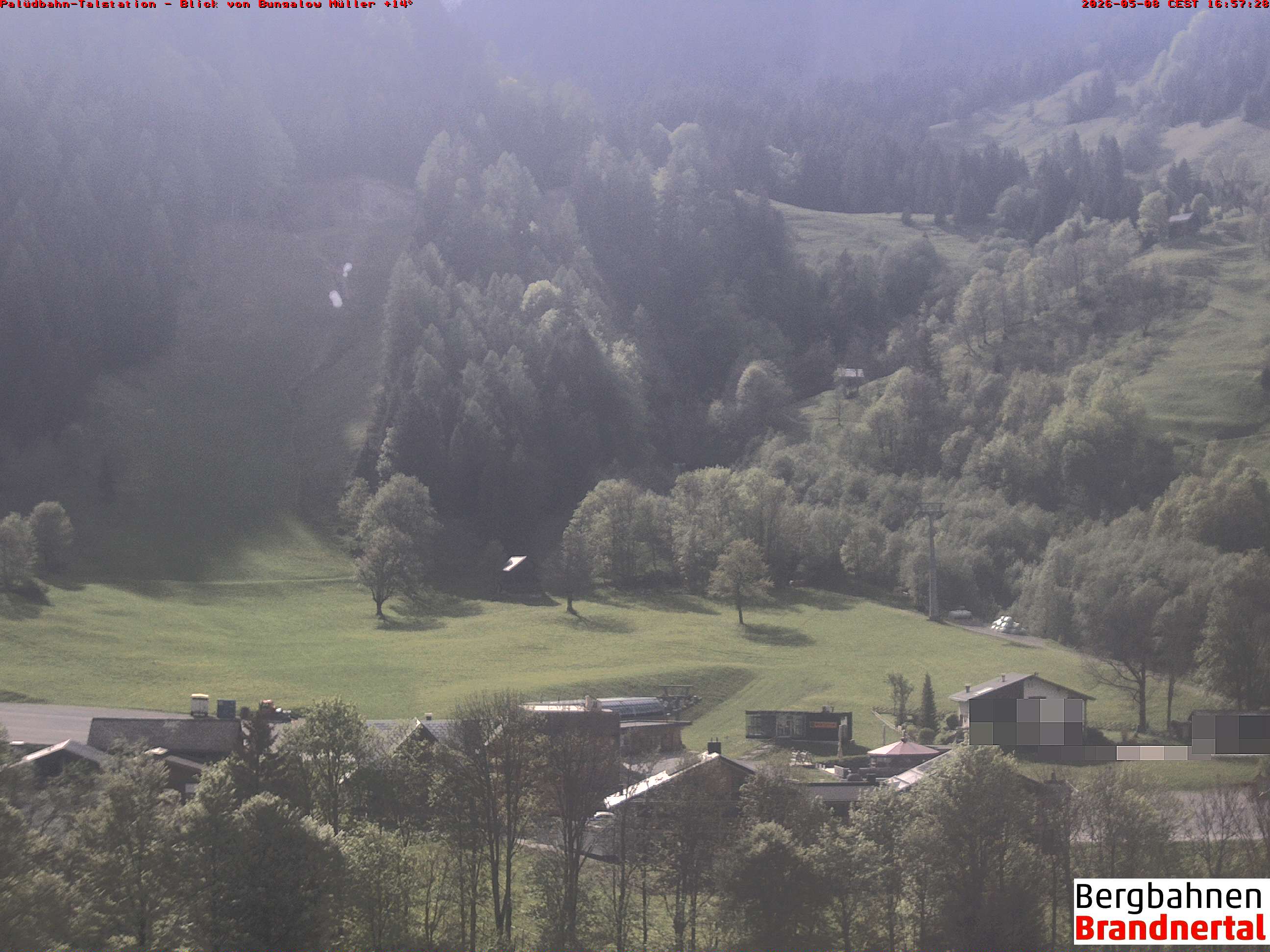 Blick auf Palüdbahn von Bungalow Müller