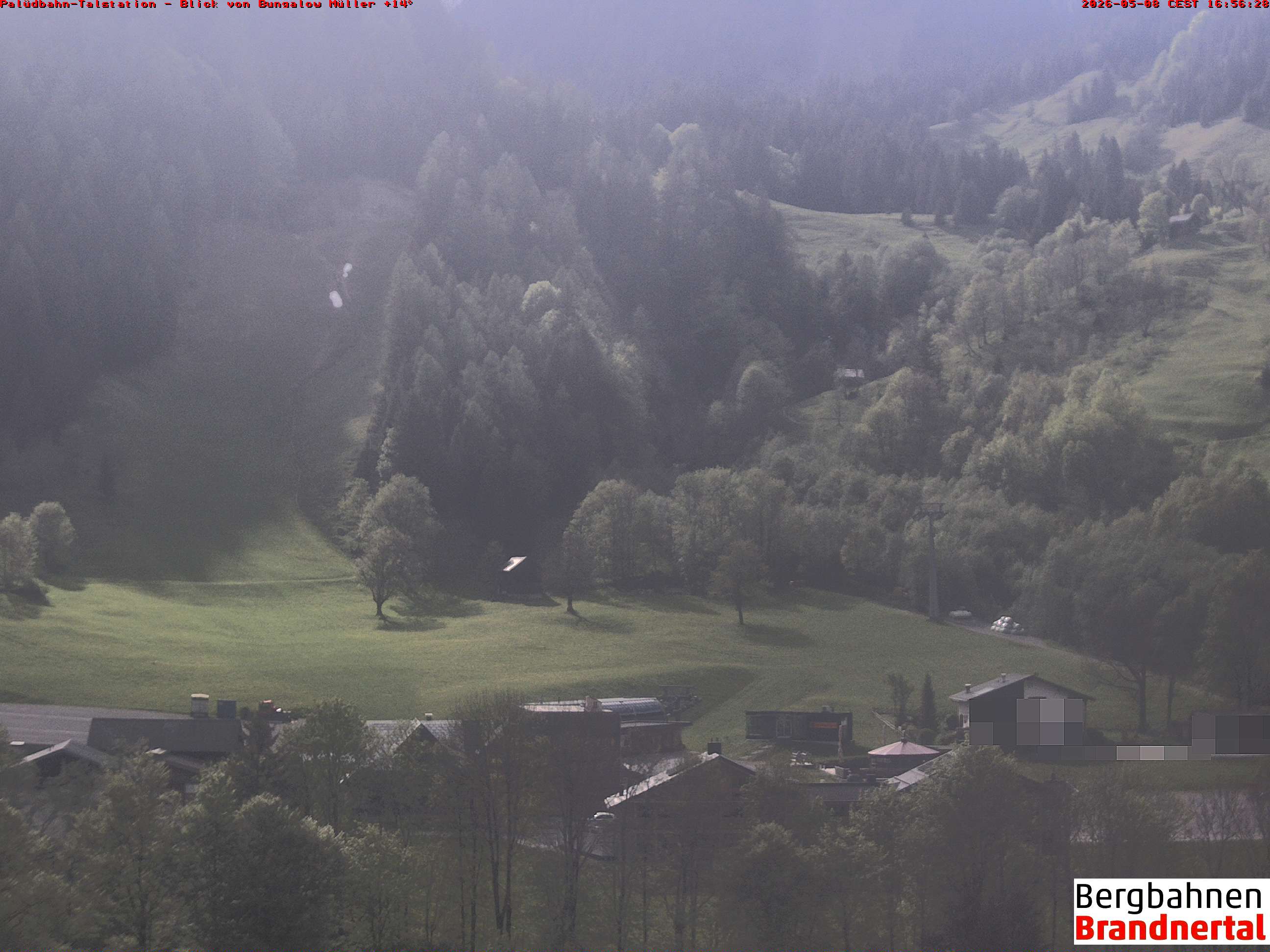 Blick auf Palüdbahn von Bungalow Müller