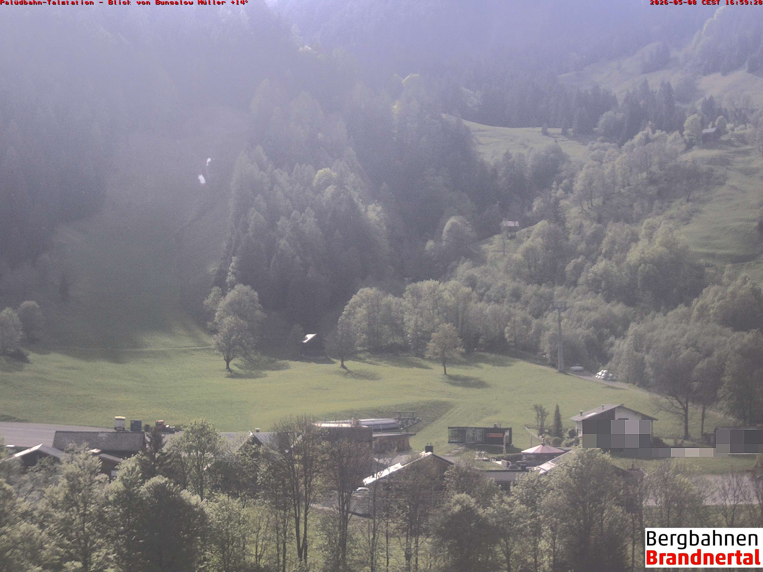 Blick auf Palüdbahn von Bungalow Müller