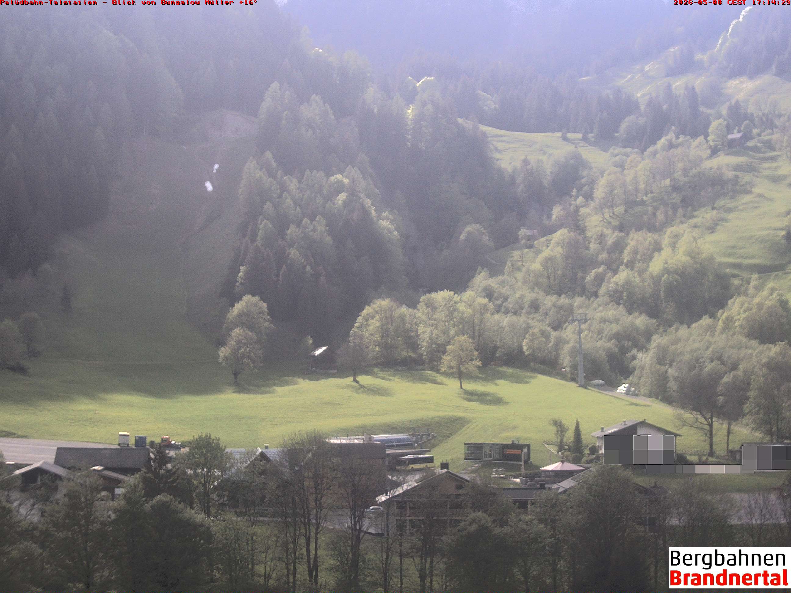 Blick auf Palüdbahn von Bungalow Müller
