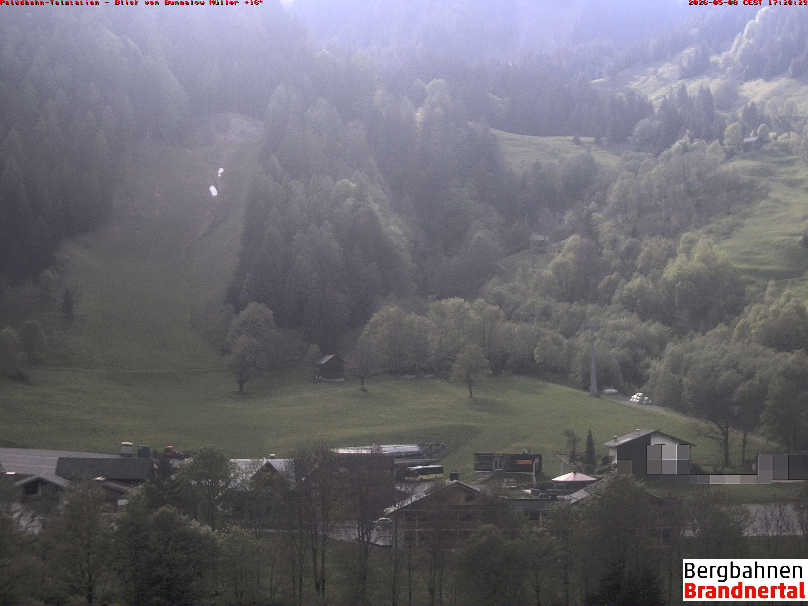 Blick auf Palüdbahn von Bungalow Müller