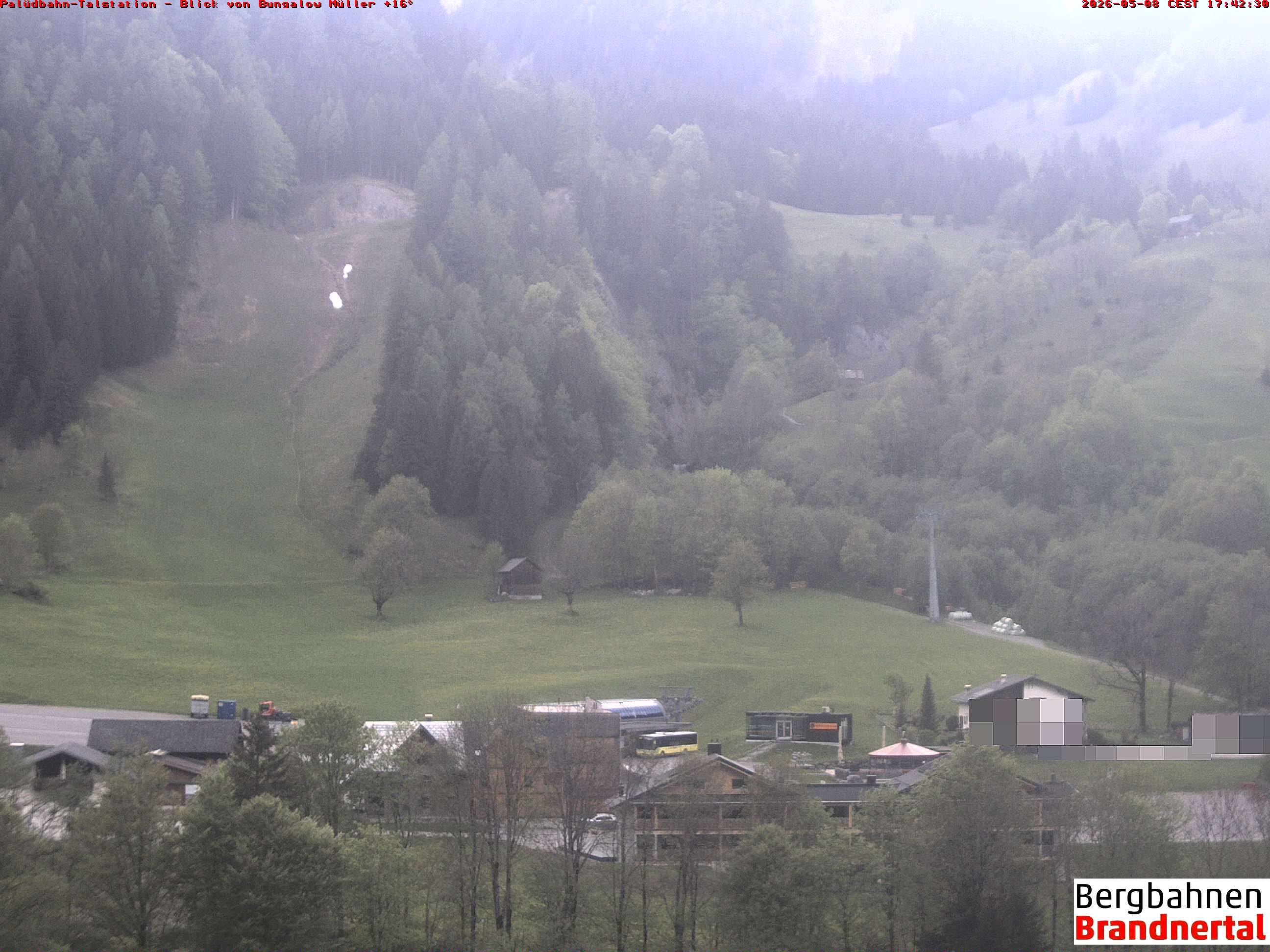 Blick auf Palüdbahn von Bungalow Müller