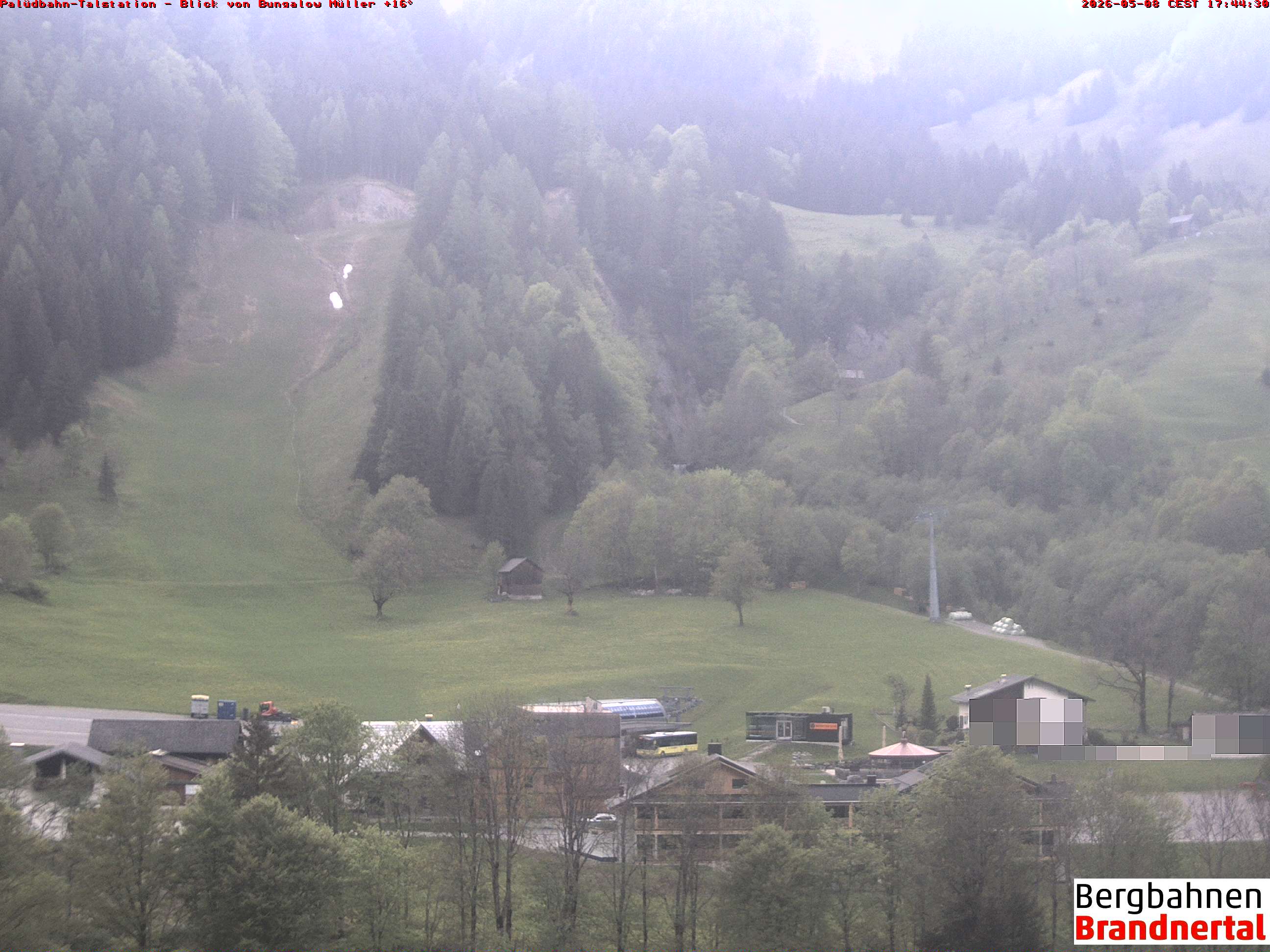 Blick auf Palüdbahn von Bungalow Müller