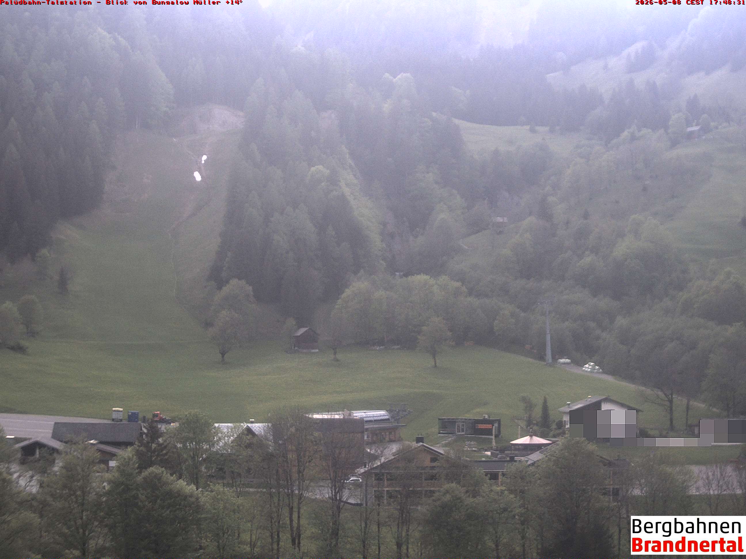 Blick auf Palüdbahn von Bungalow Müller