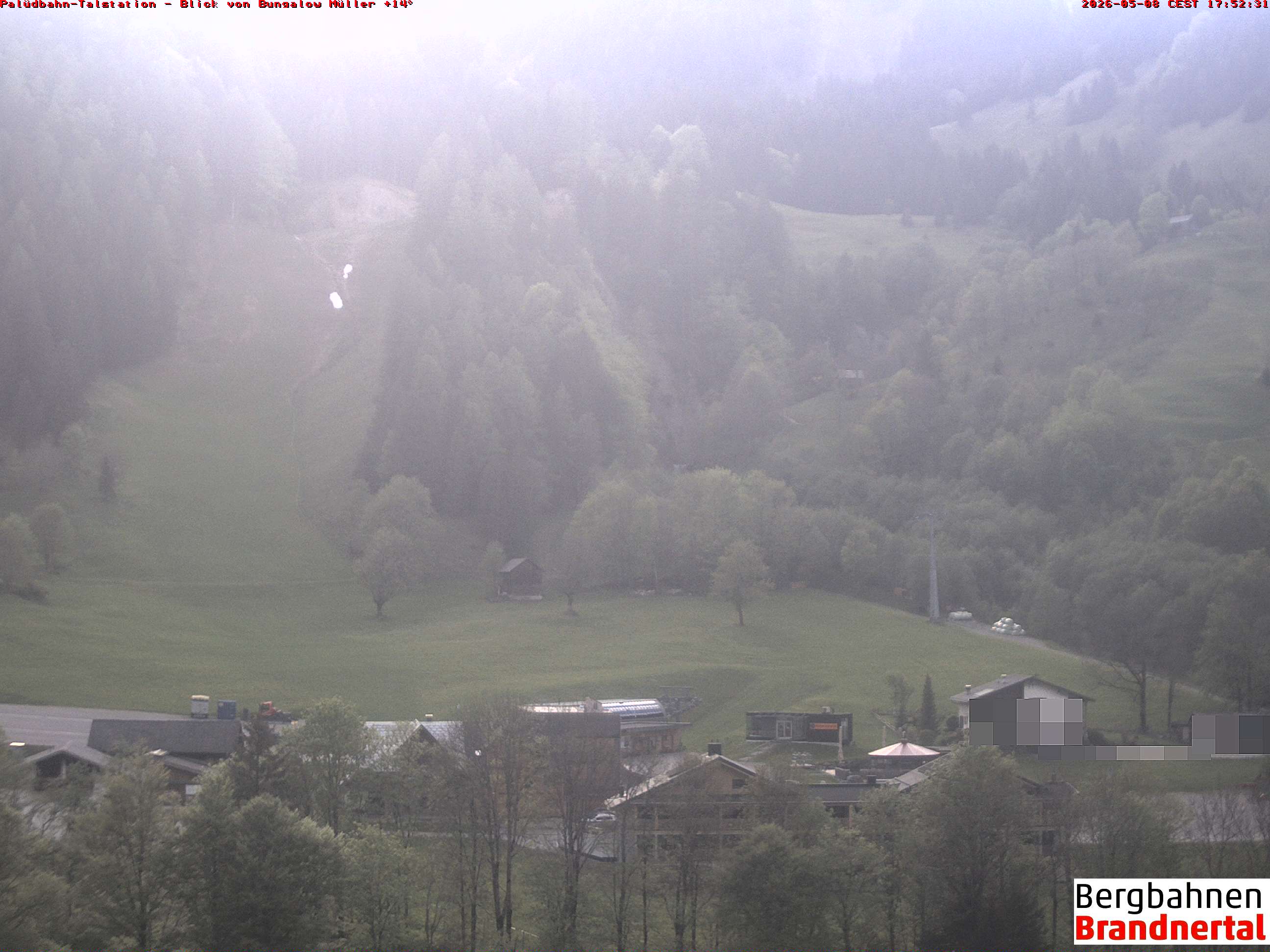 Blick auf Palüdbahn von Bungalow Müller