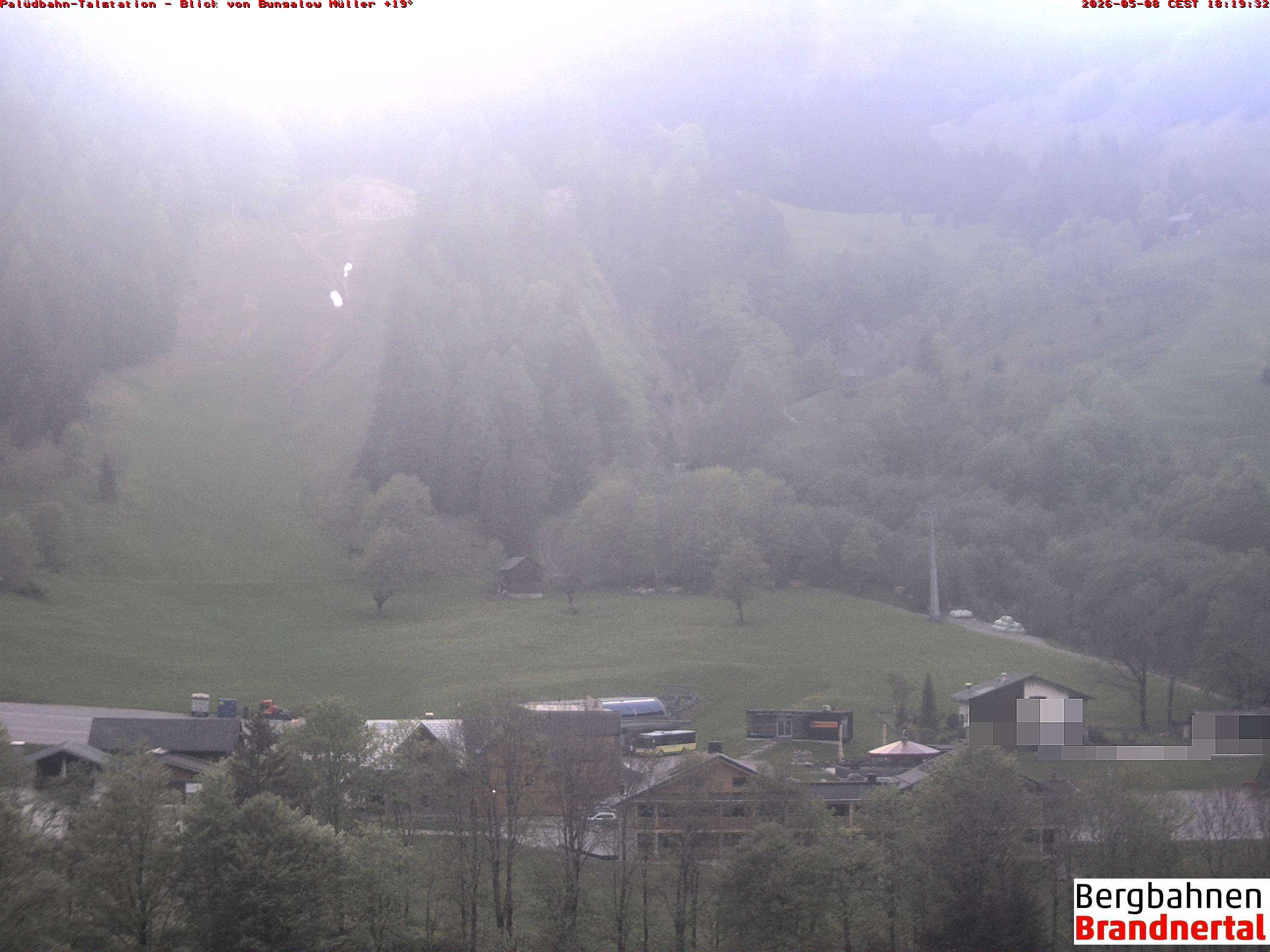 Blick auf Palüdbahn von Bungalow Müller