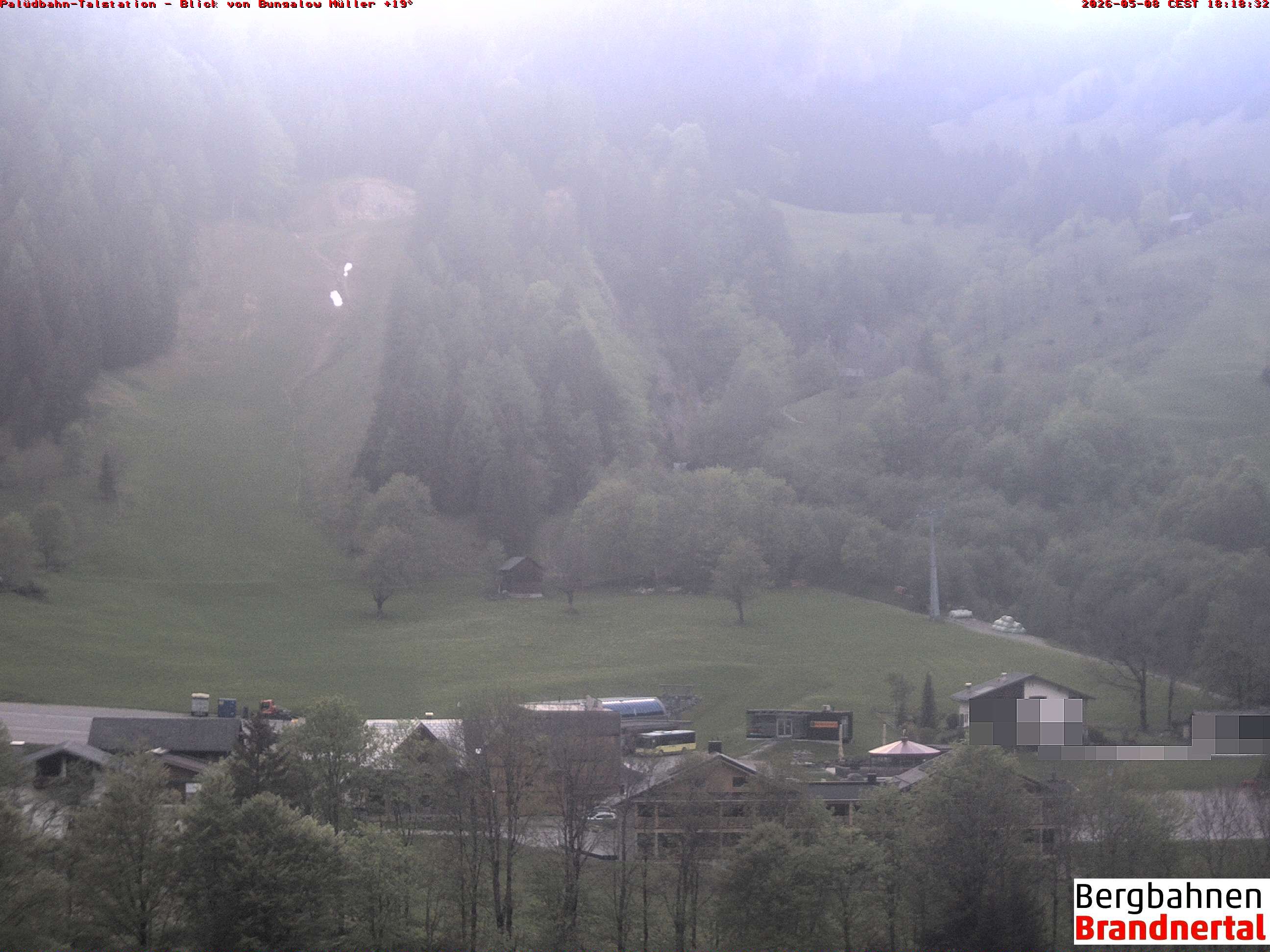 Blick auf Palüdbahn von Bungalow Müller