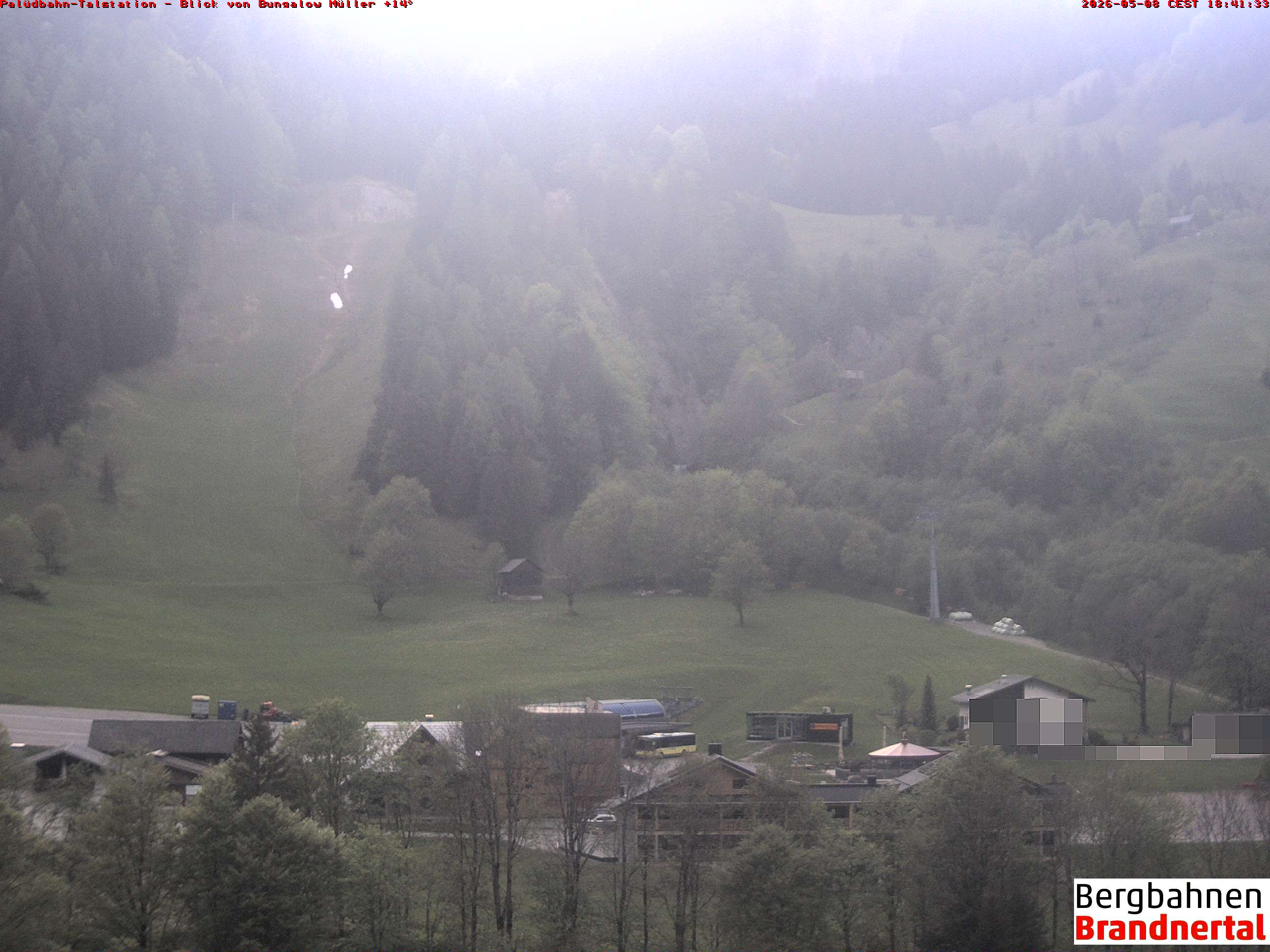 Blick auf Palüdbahn von Bungalow Müller