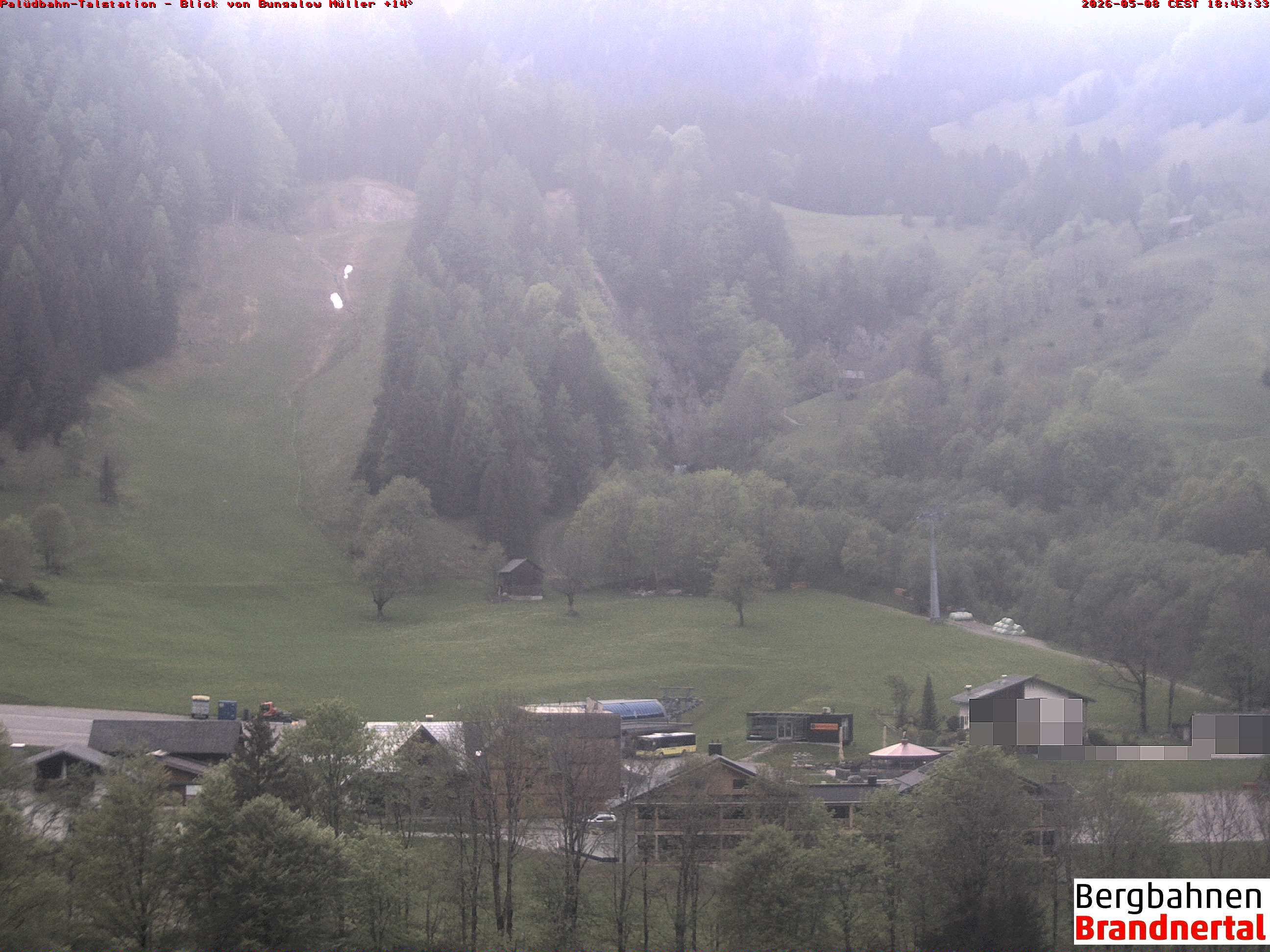 Blick auf Palüdbahn von Bungalow Müller