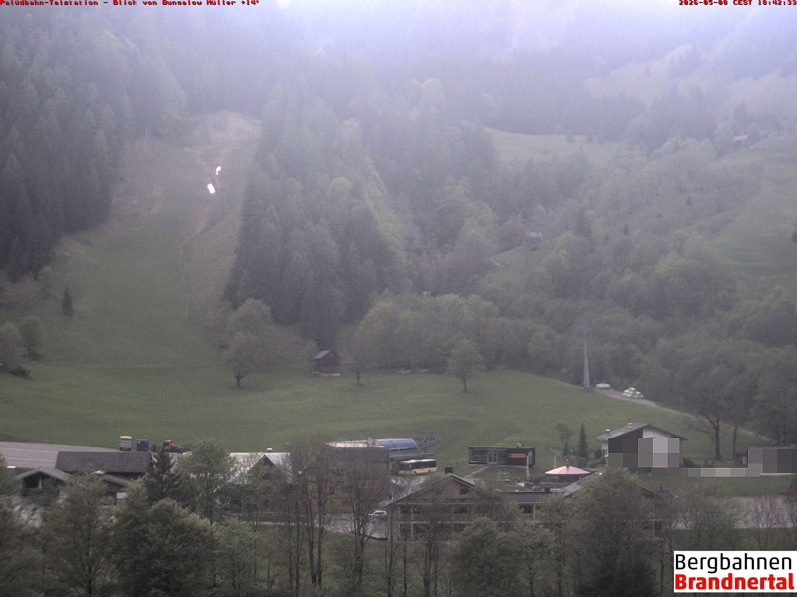 Blick auf Palüdbahn von Bungalow Müller