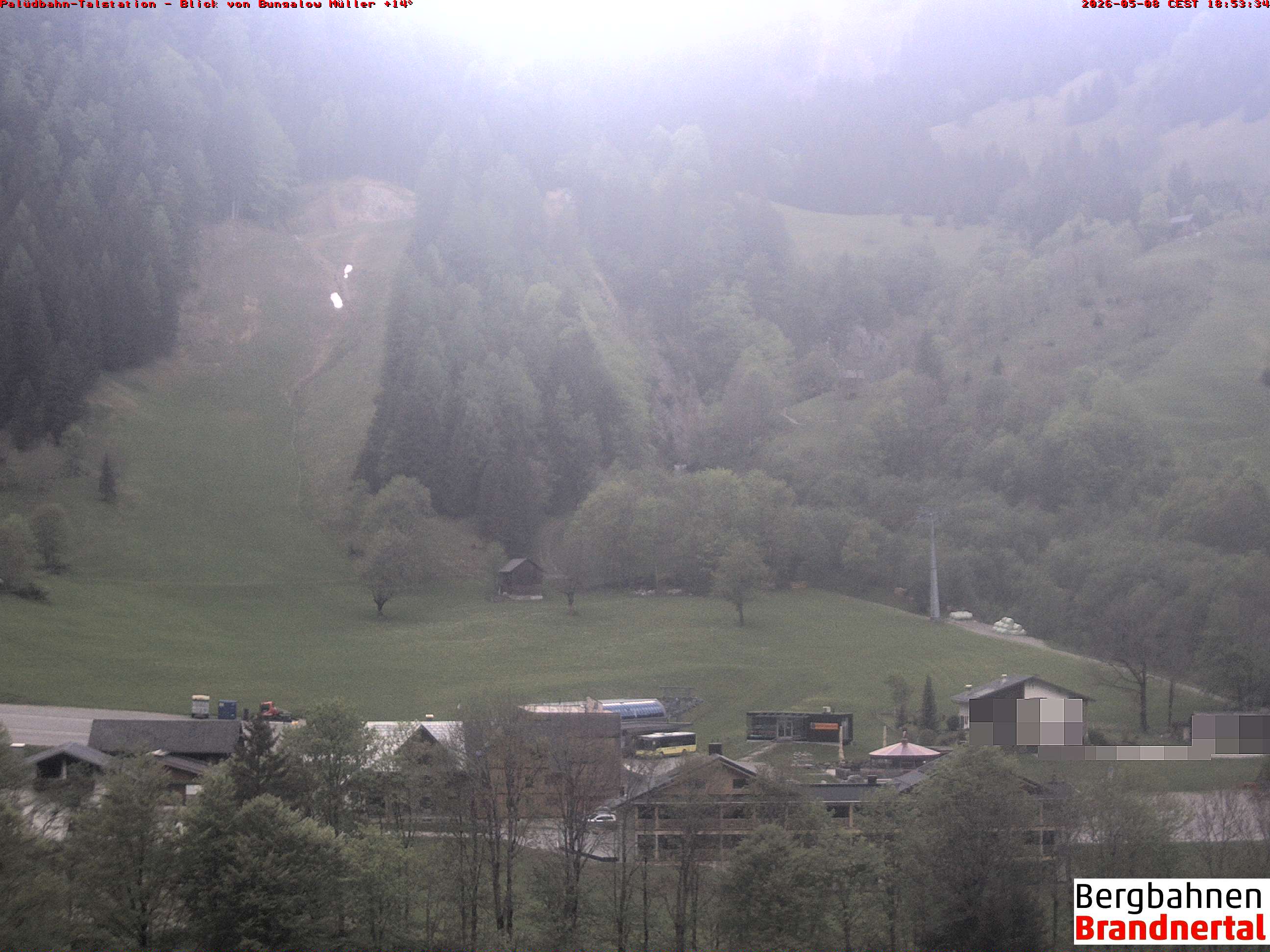 Blick auf Palüdbahn von Bungalow Müller