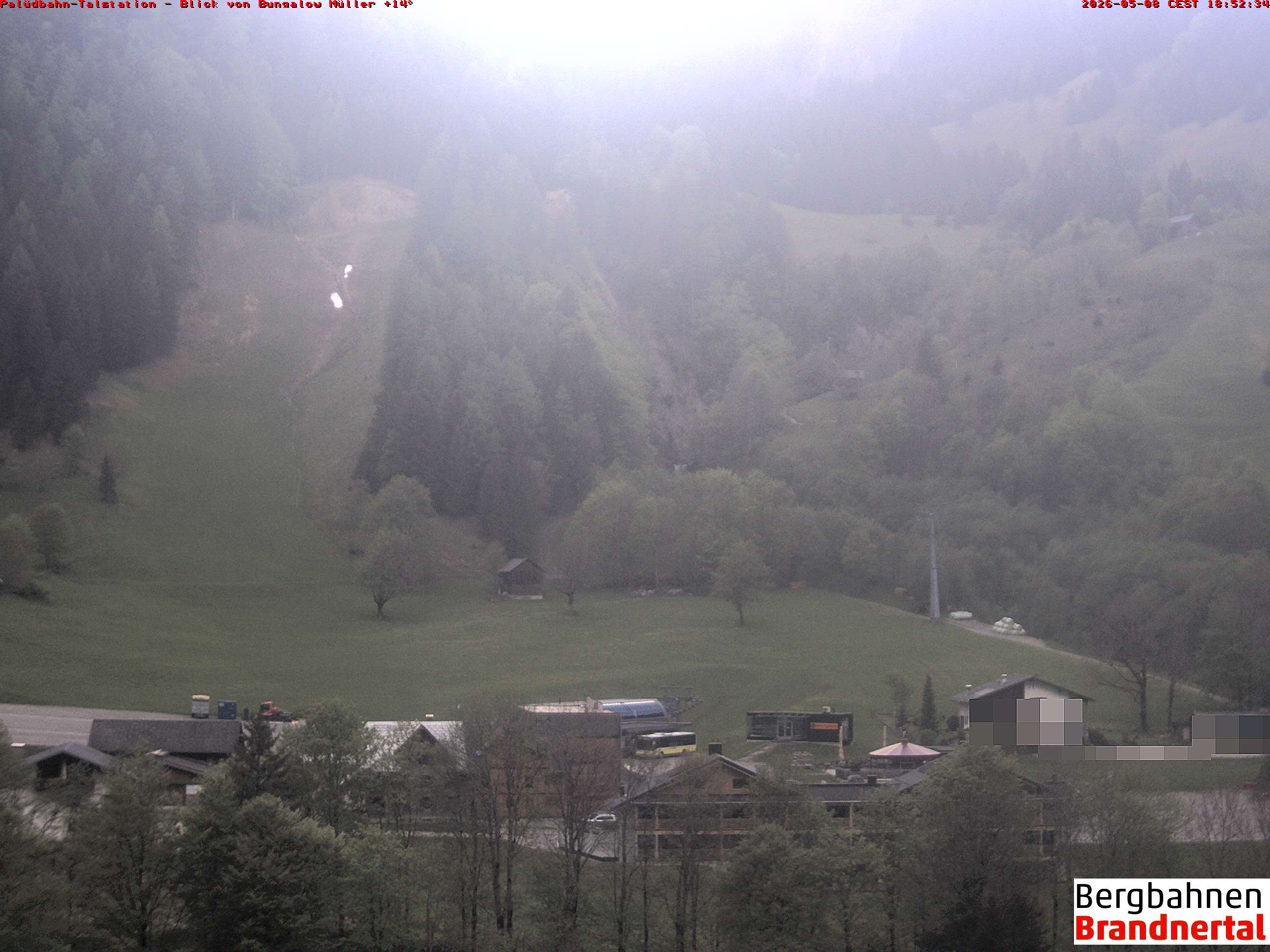 Blick auf Palüdbahn von Bungalow Müller