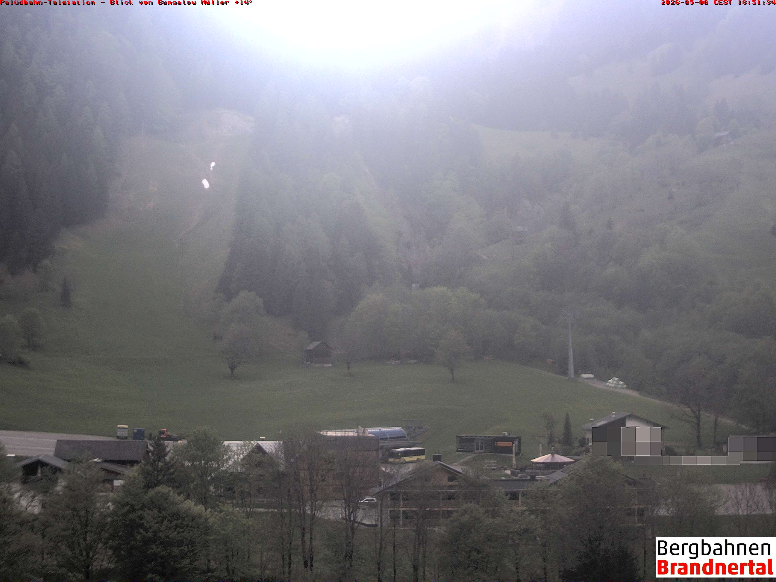 Blick auf Palüdbahn von Bungalow Müller