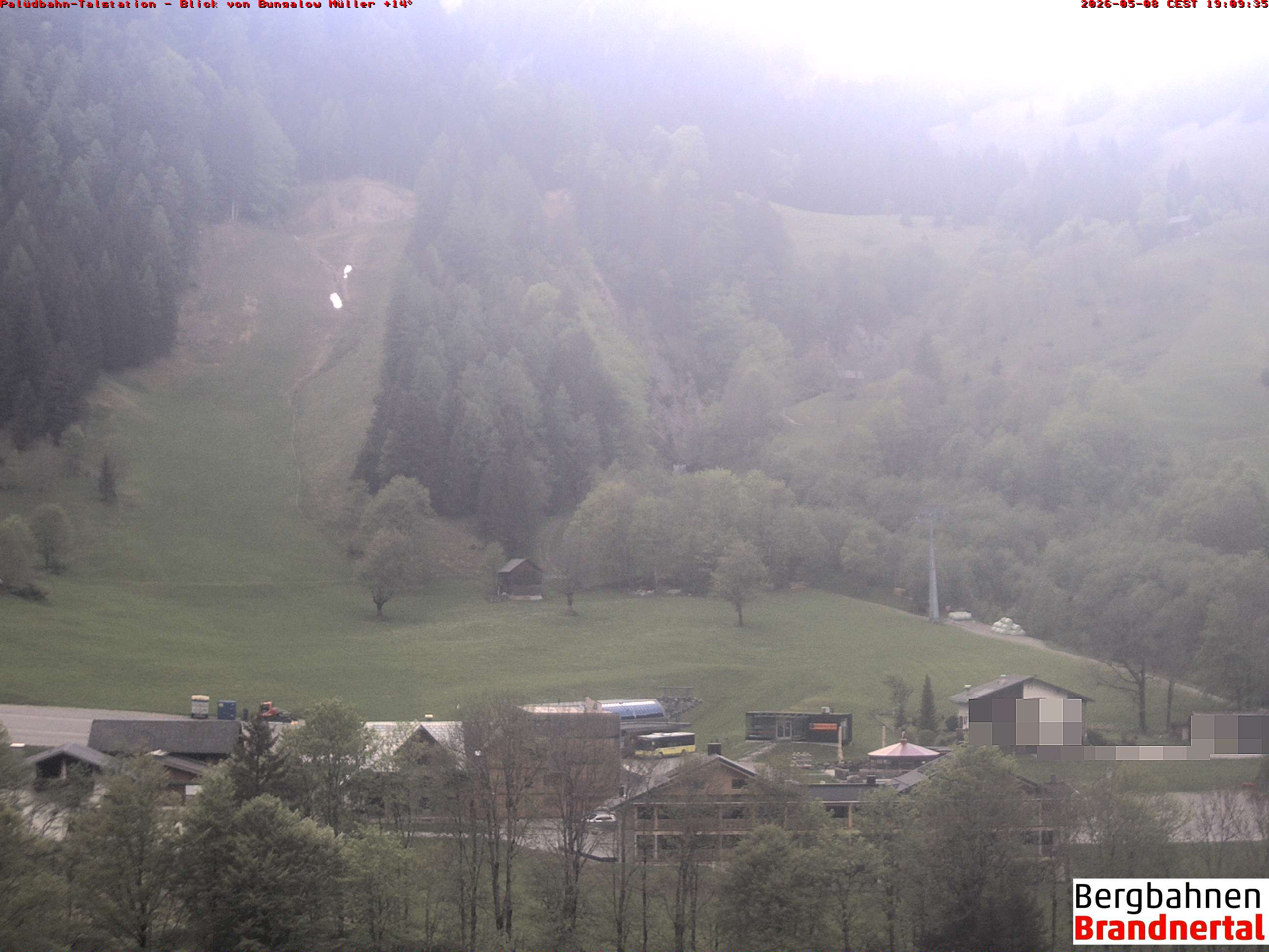 Blick auf Palüdbahn von Bungalow Müller