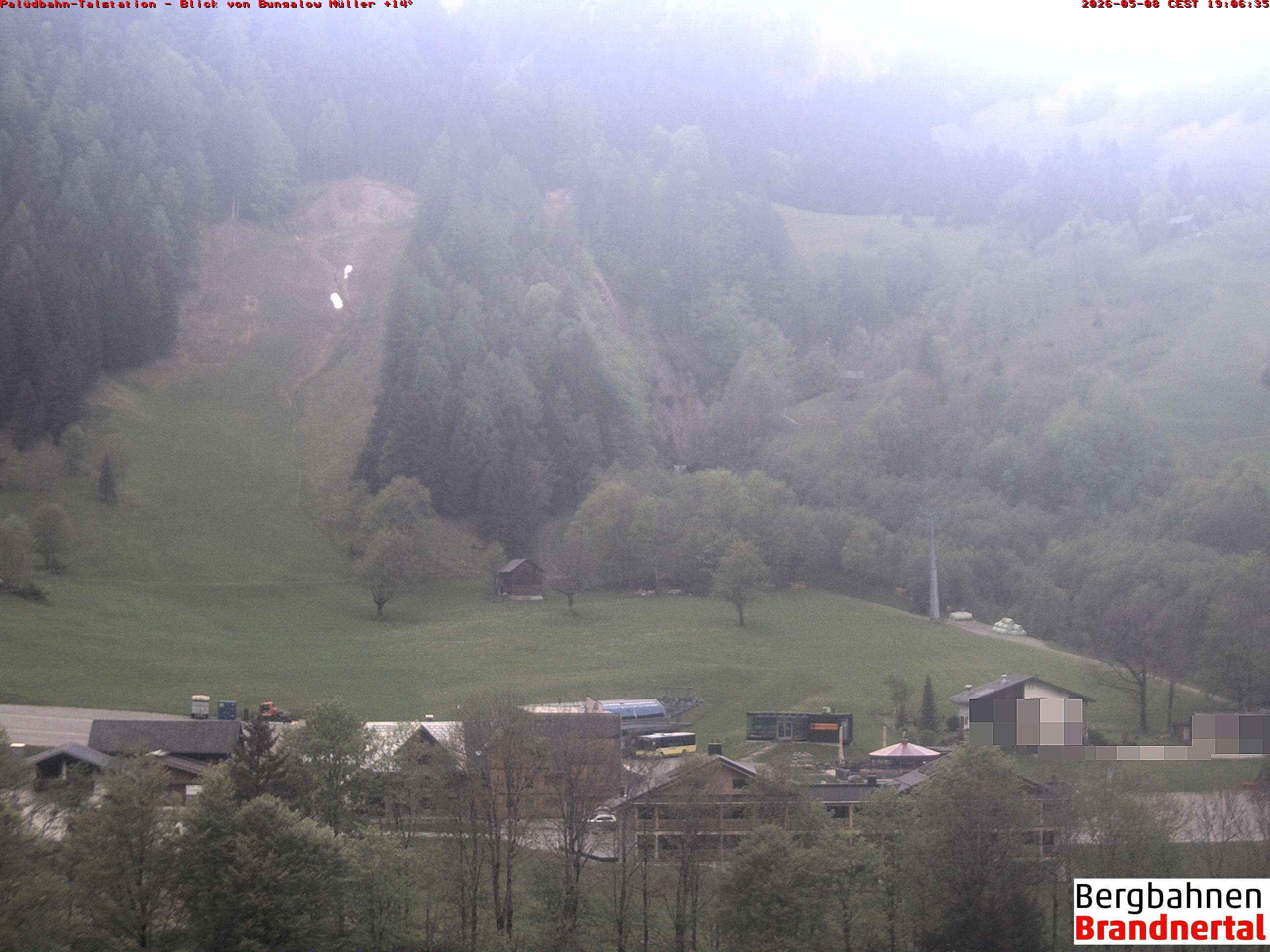 Blick auf Palüdbahn von Bungalow Müller
