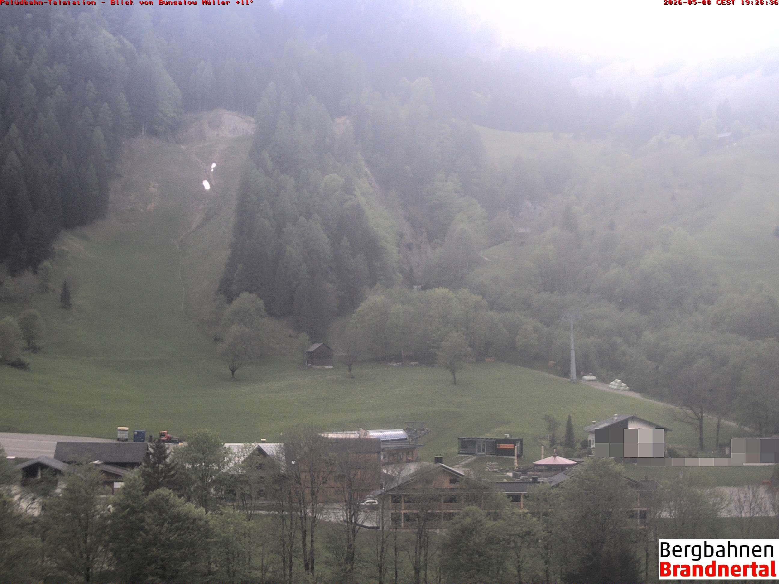 Blick auf Palüdbahn von Bungalow Müller