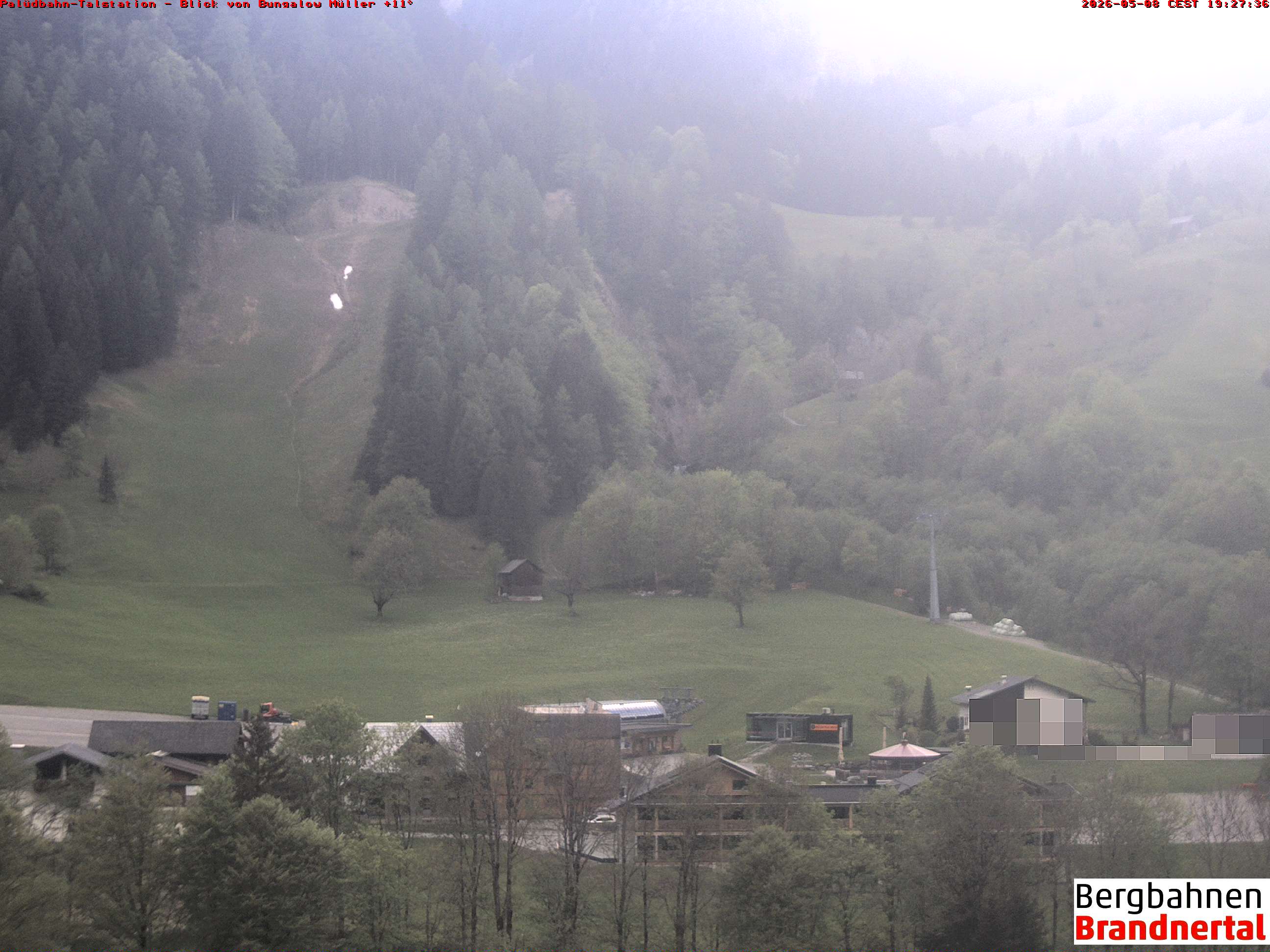 Blick auf Palüdbahn von Bungalow Müller