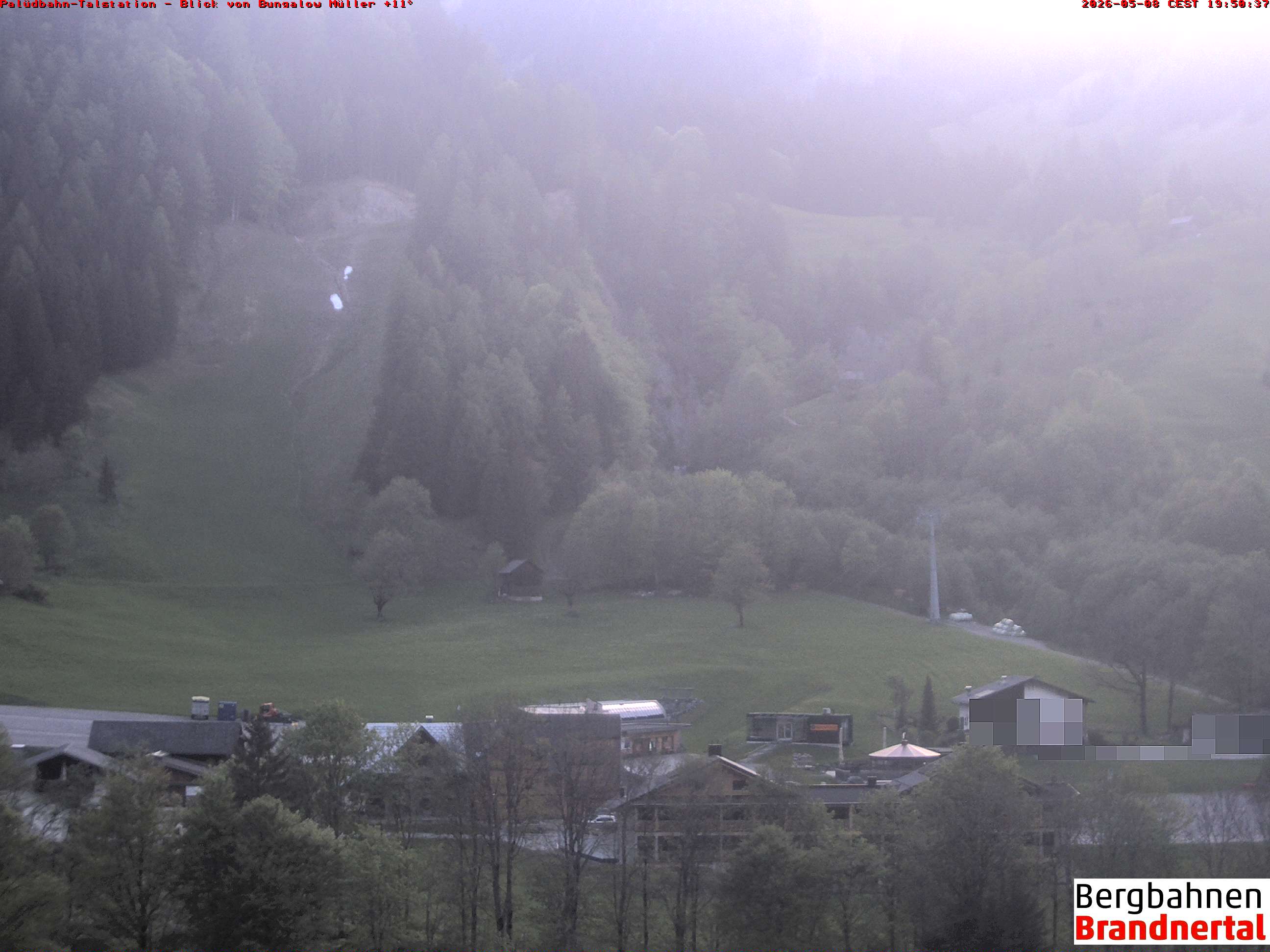 Blick auf Palüdbahn von Bungalow Müller