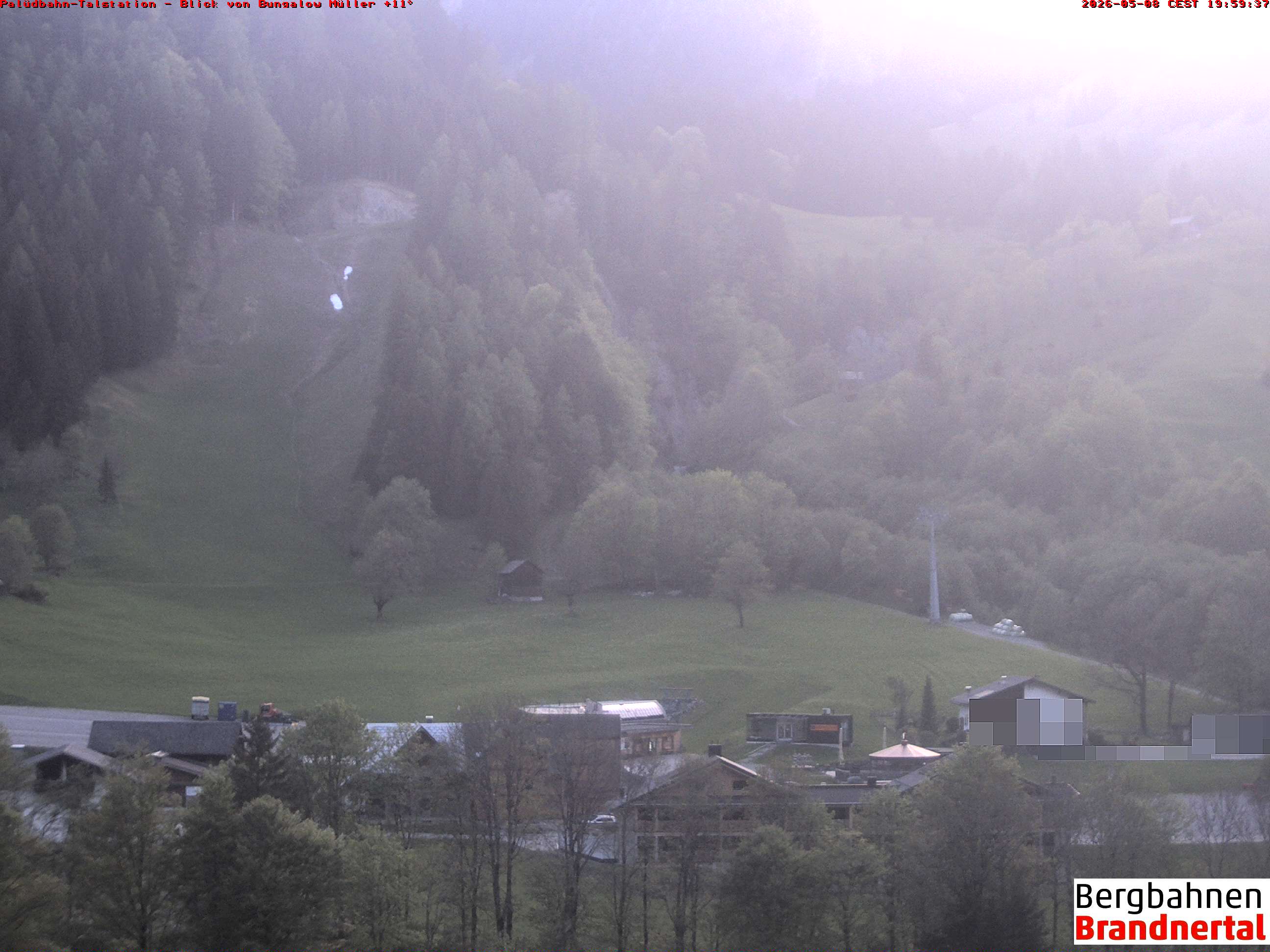 Blick auf Palüdbahn von Bungalow Müller