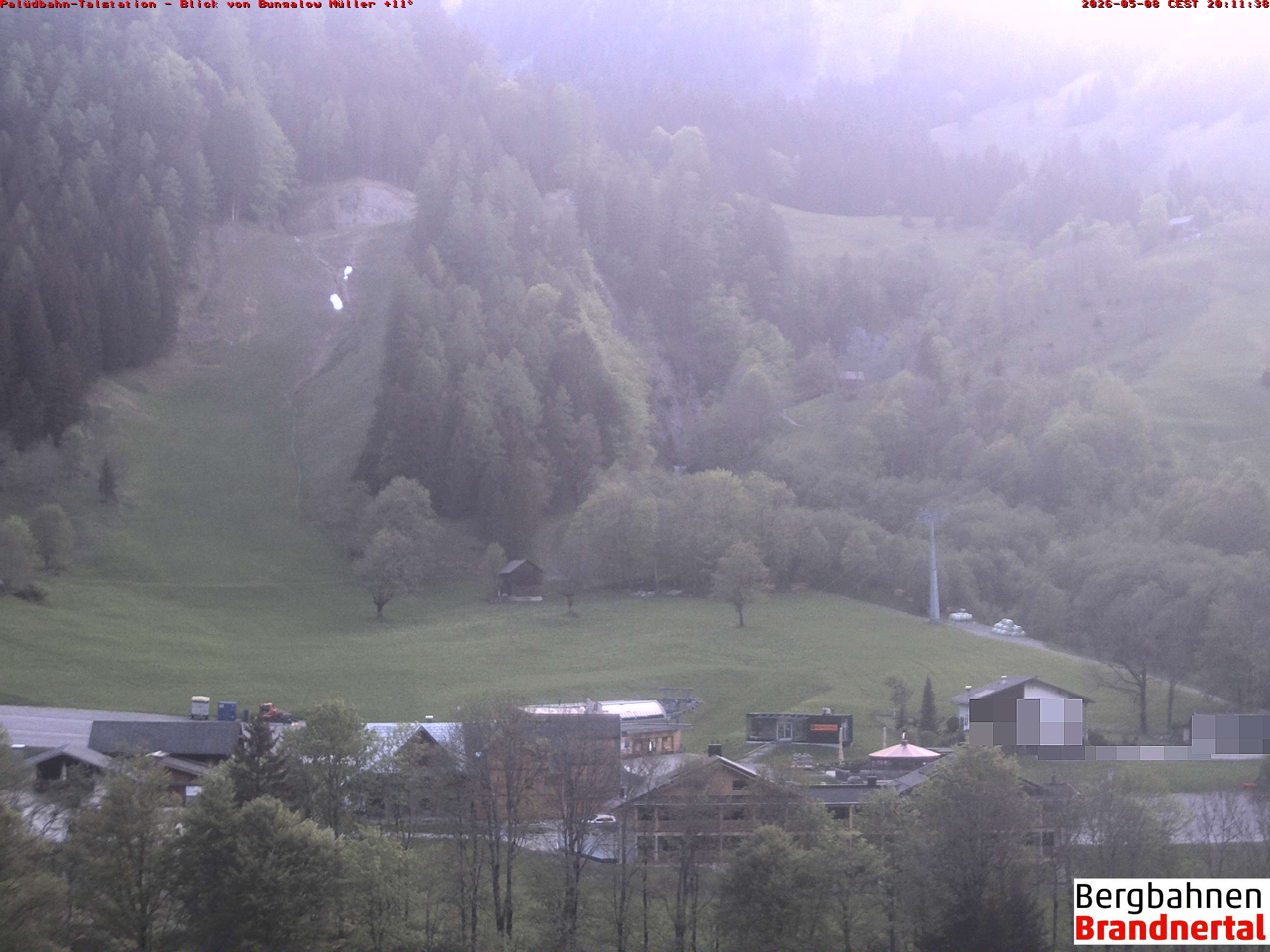 Blick auf Palüdbahn von Bungalow Müller
