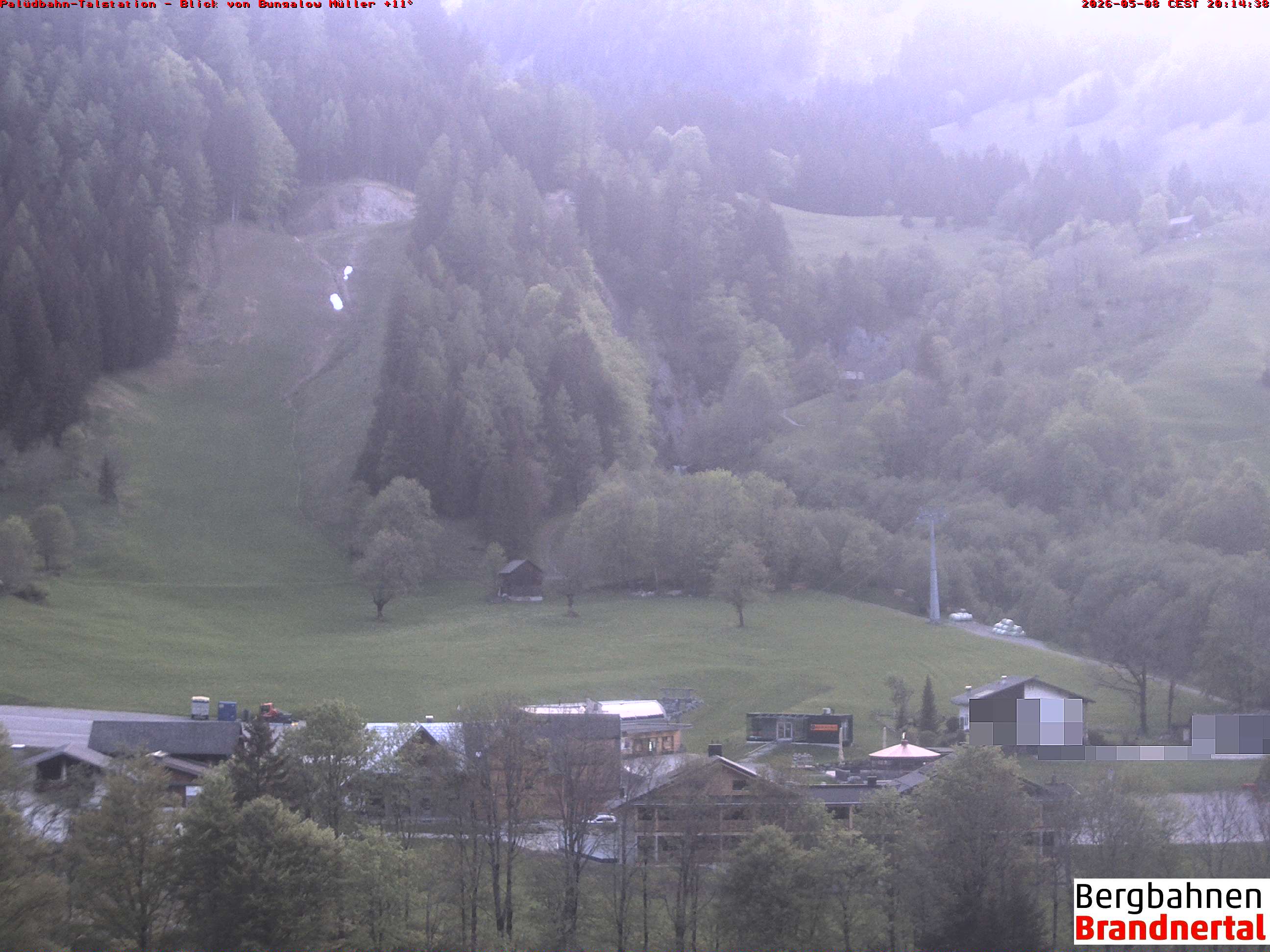 Blick auf Palüdbahn von Bungalow Müller