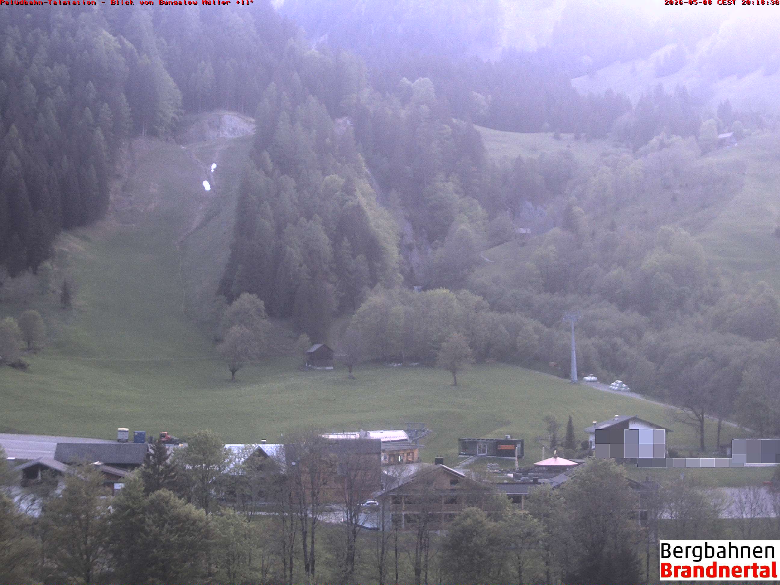 Blick auf Palüdbahn von Bungalow Müller