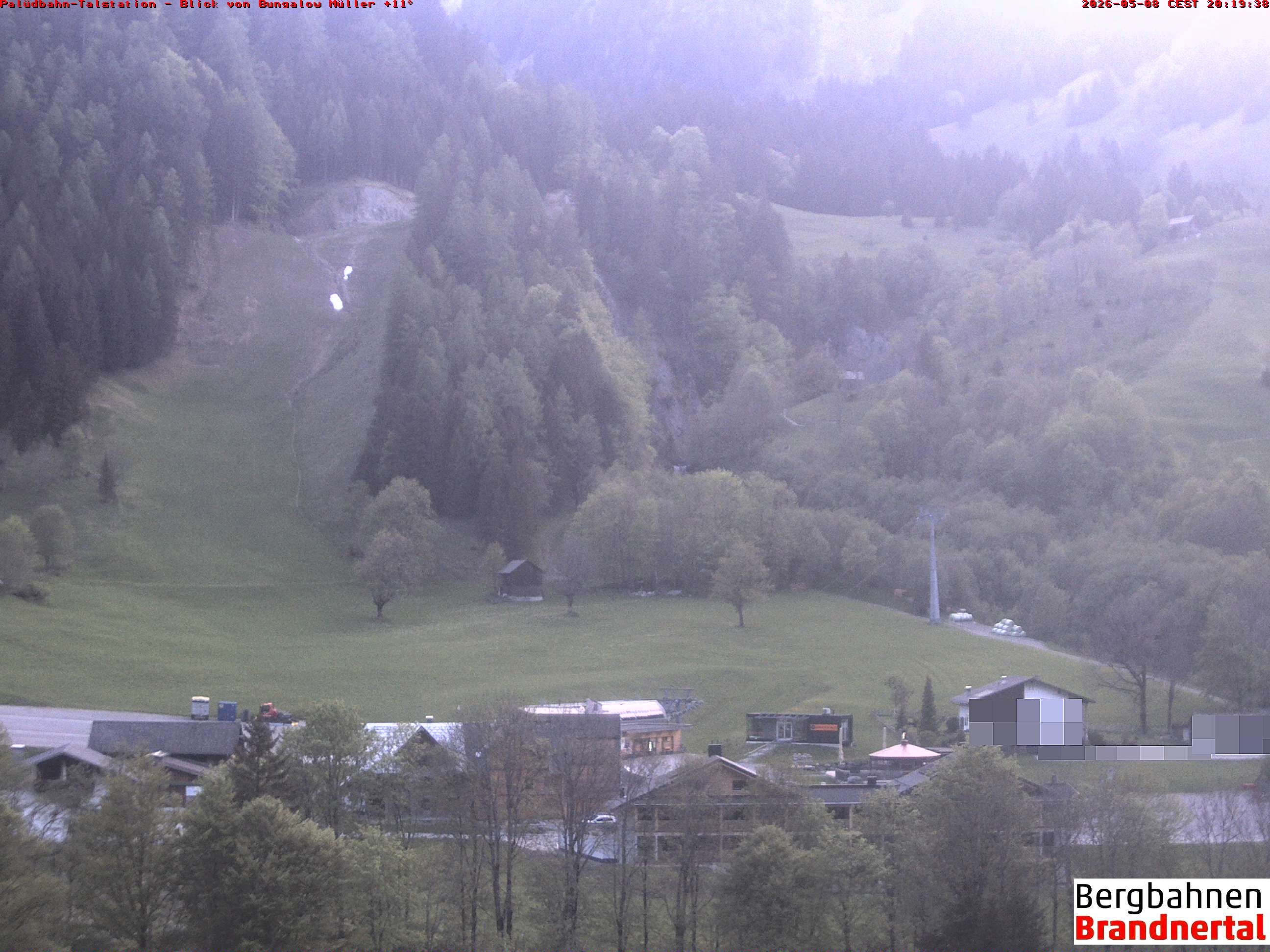 Blick auf Palüdbahn von Bungalow Müller