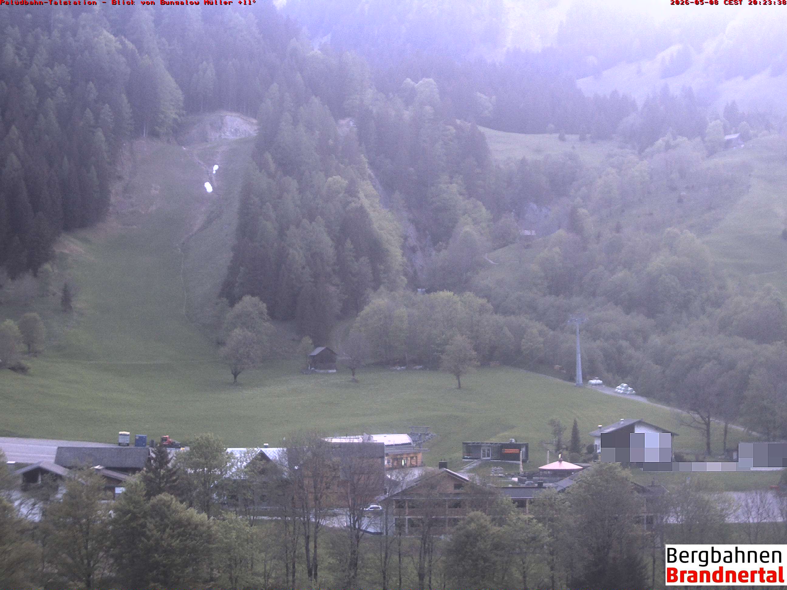 Blick auf Palüdbahn von Bungalow Müller