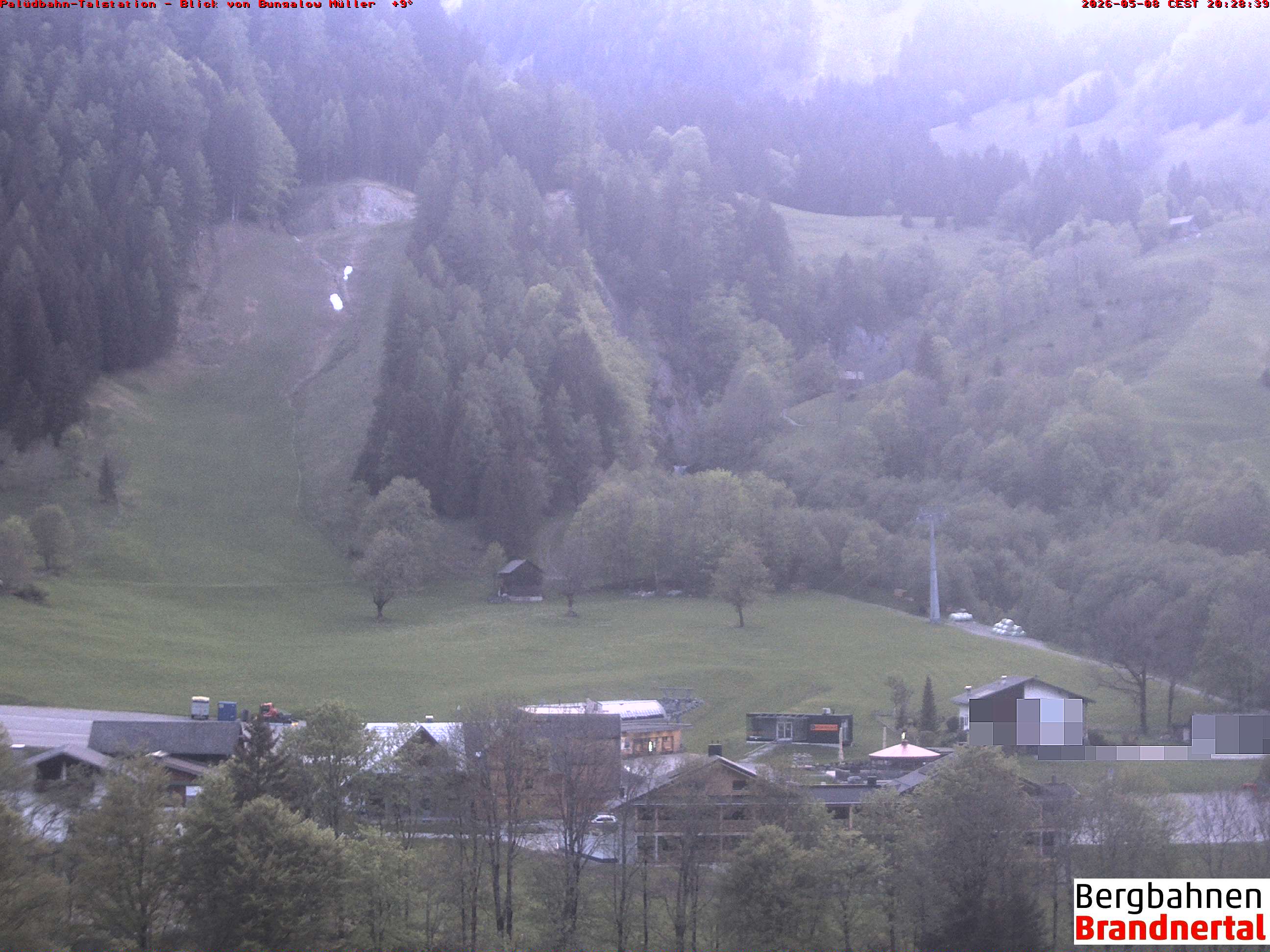 Blick auf Palüdbahn von Bungalow Müller