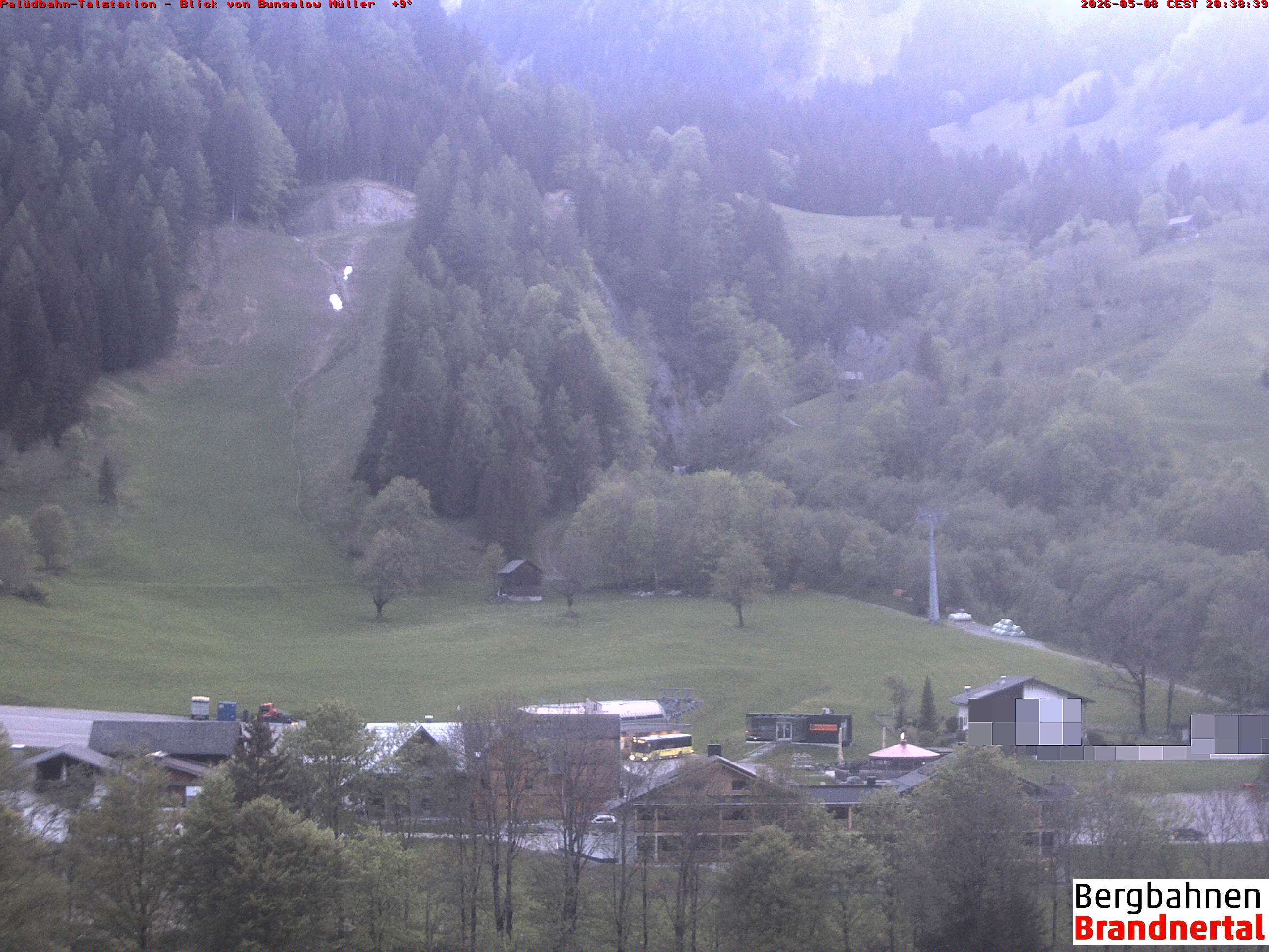 Blick auf Palüdbahn von Bungalow Müller