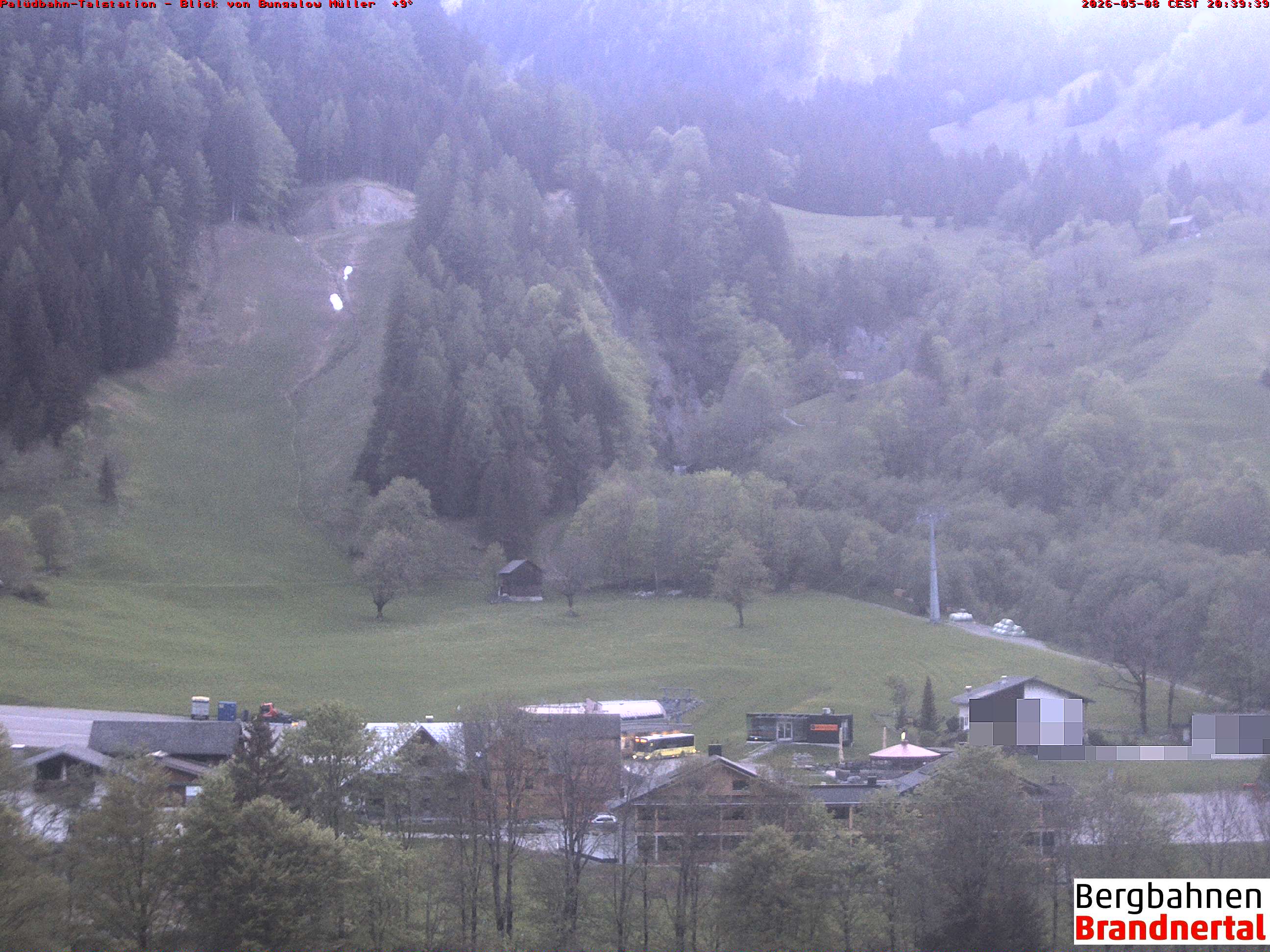 Blick auf Palüdbahn von Bungalow Müller