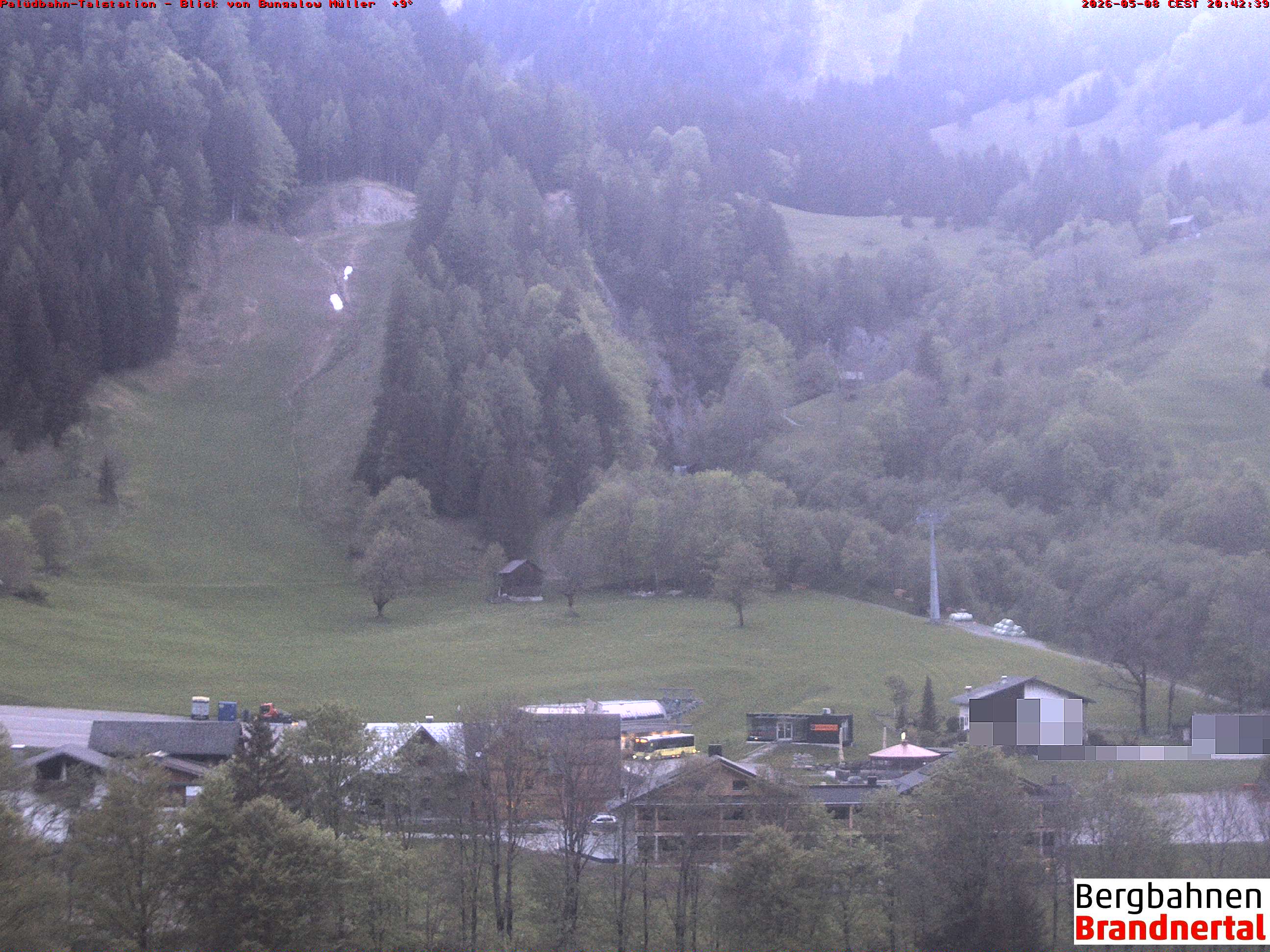 Blick auf Palüdbahn von Bungalow Müller