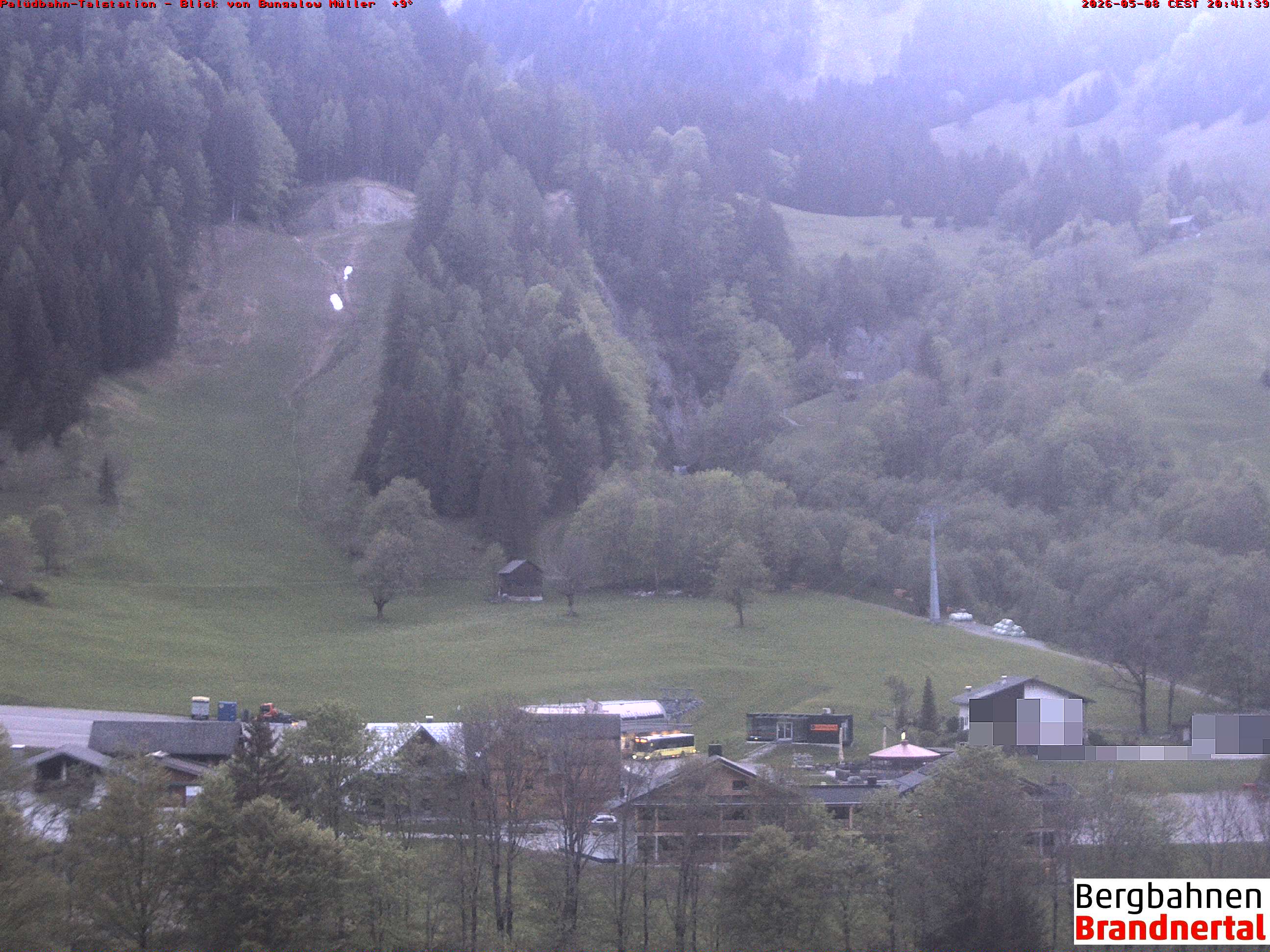 Blick auf Palüdbahn von Bungalow Müller