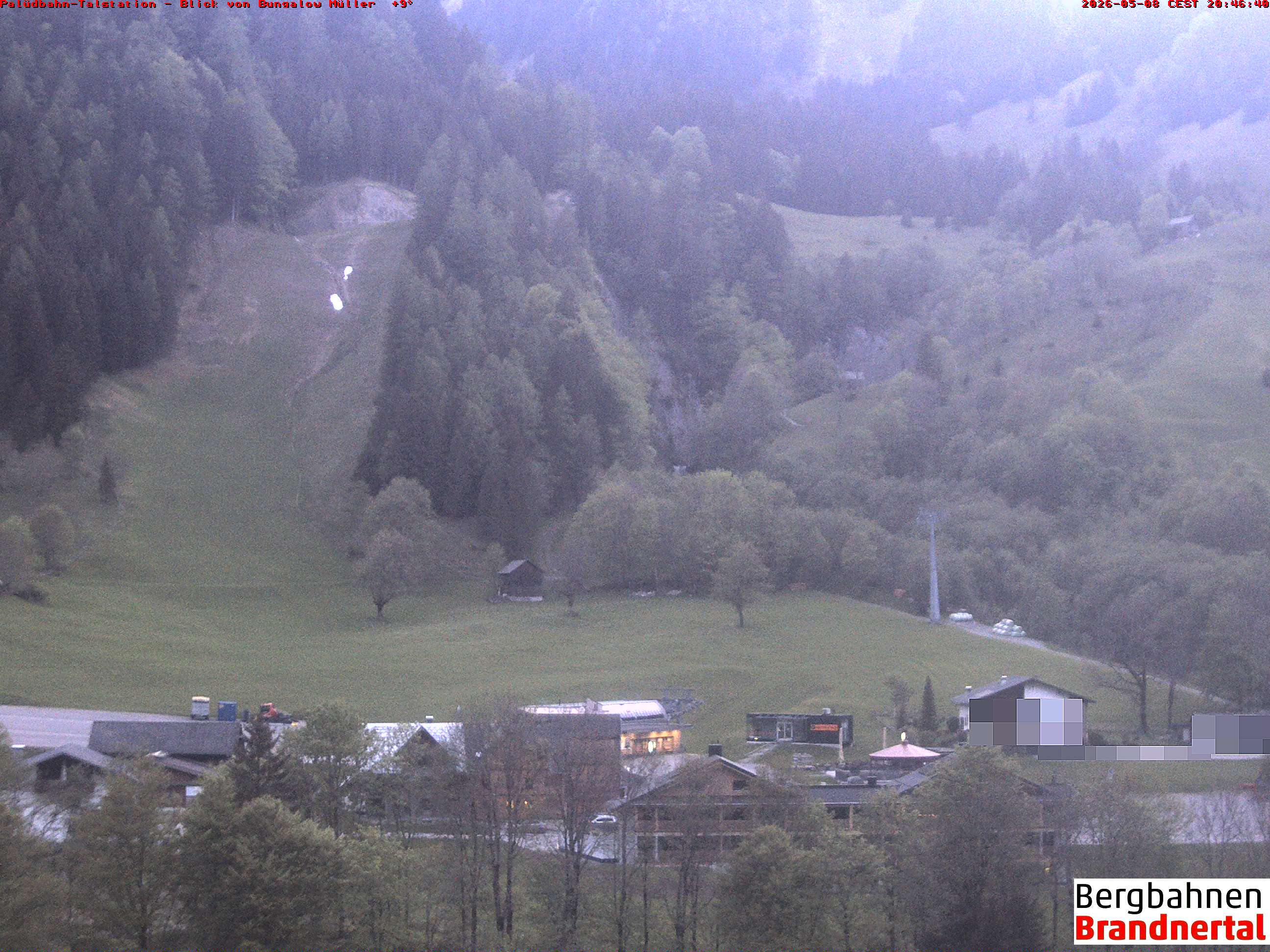 Blick auf Palüdbahn von Bungalow Müller