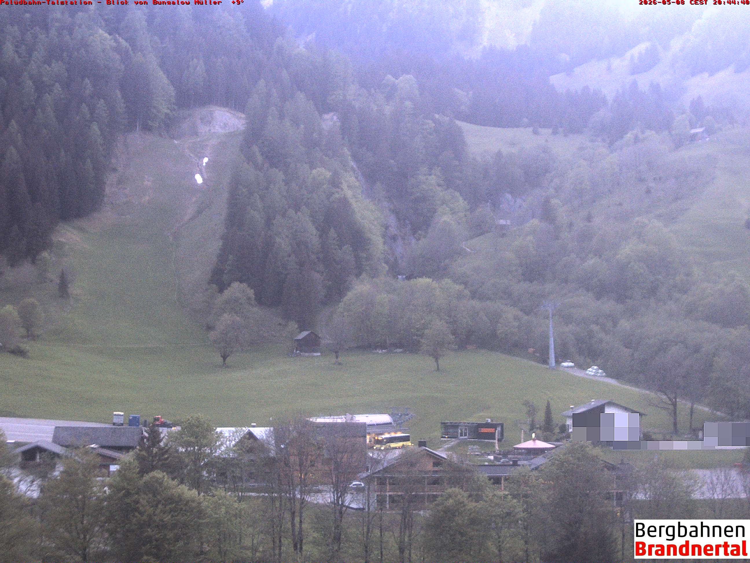 Blick auf Palüdbahn von Bungalow Müller