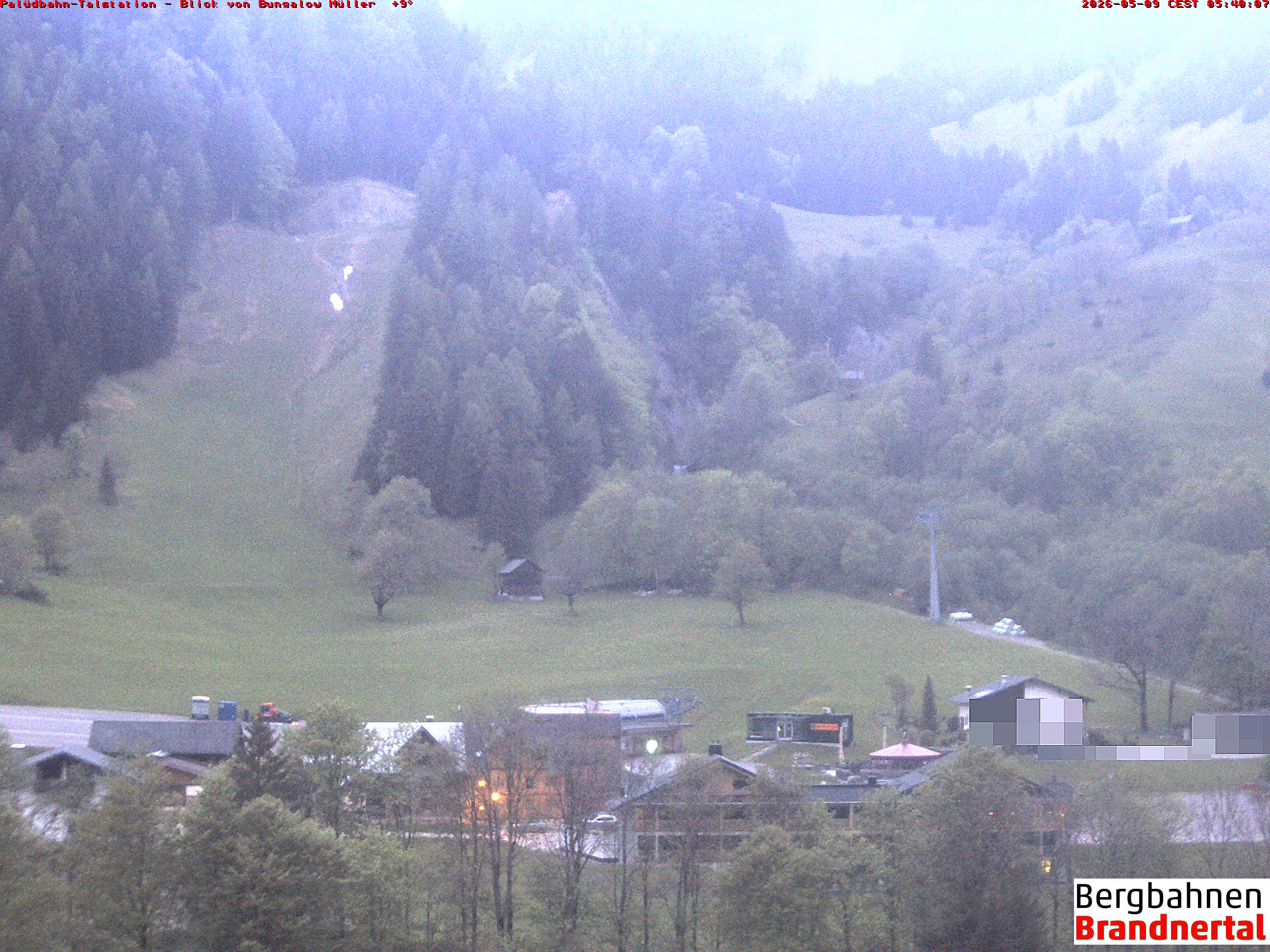 Blick auf Palüdbahn von Bungalow Müller