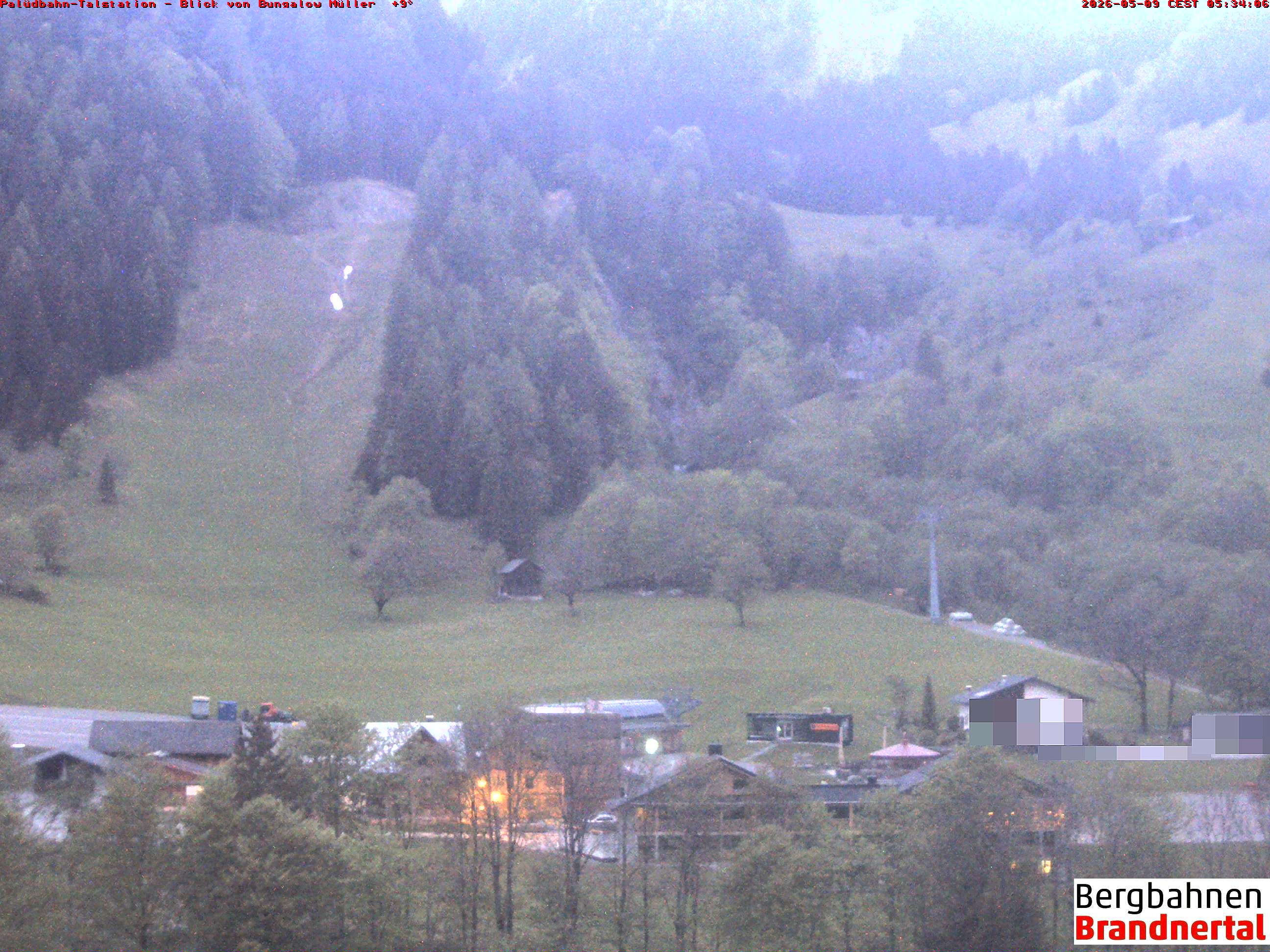 Blick auf Palüdbahn von Bungalow Müller