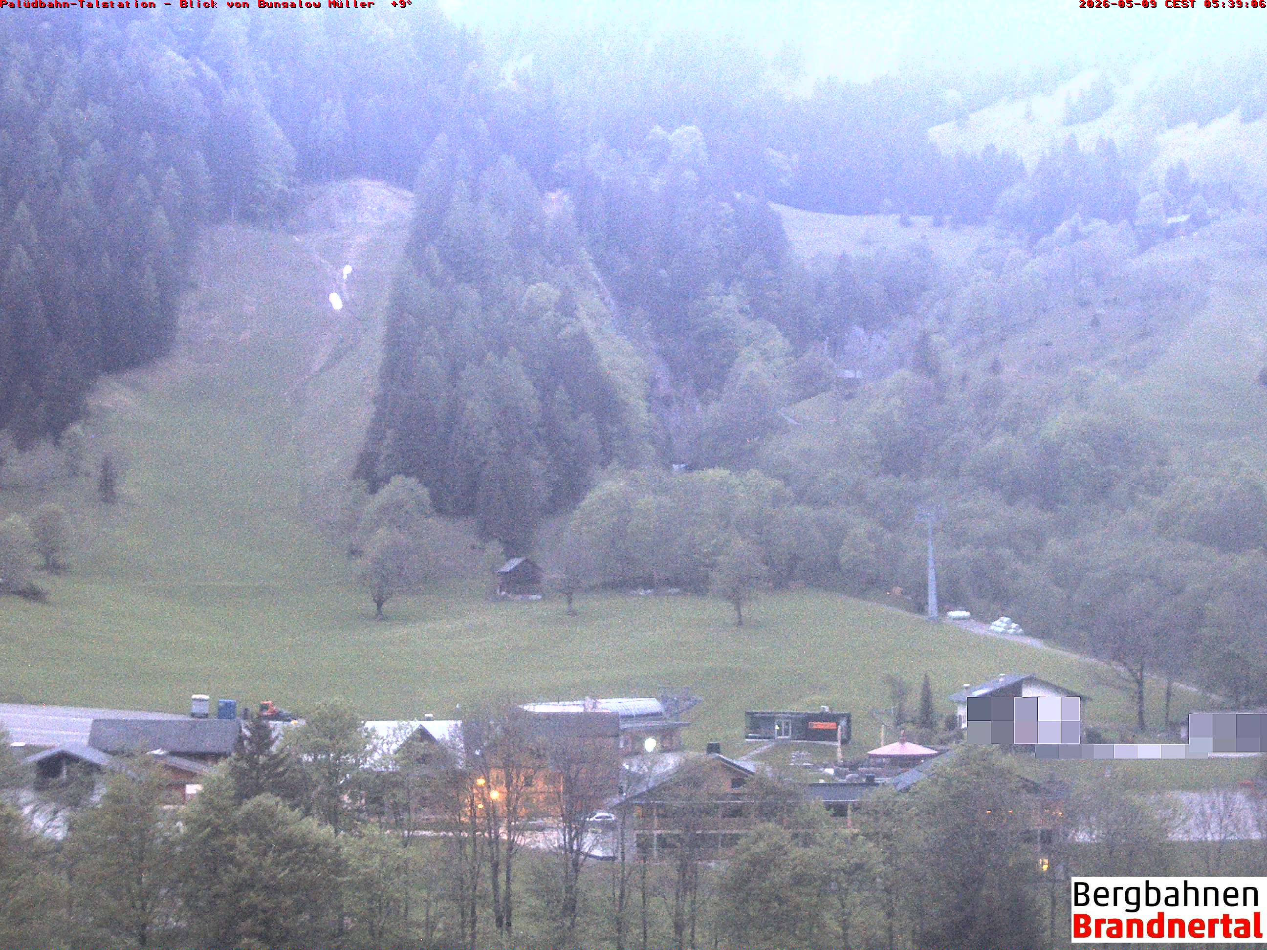 Blick auf Palüdbahn von Bungalow Müller