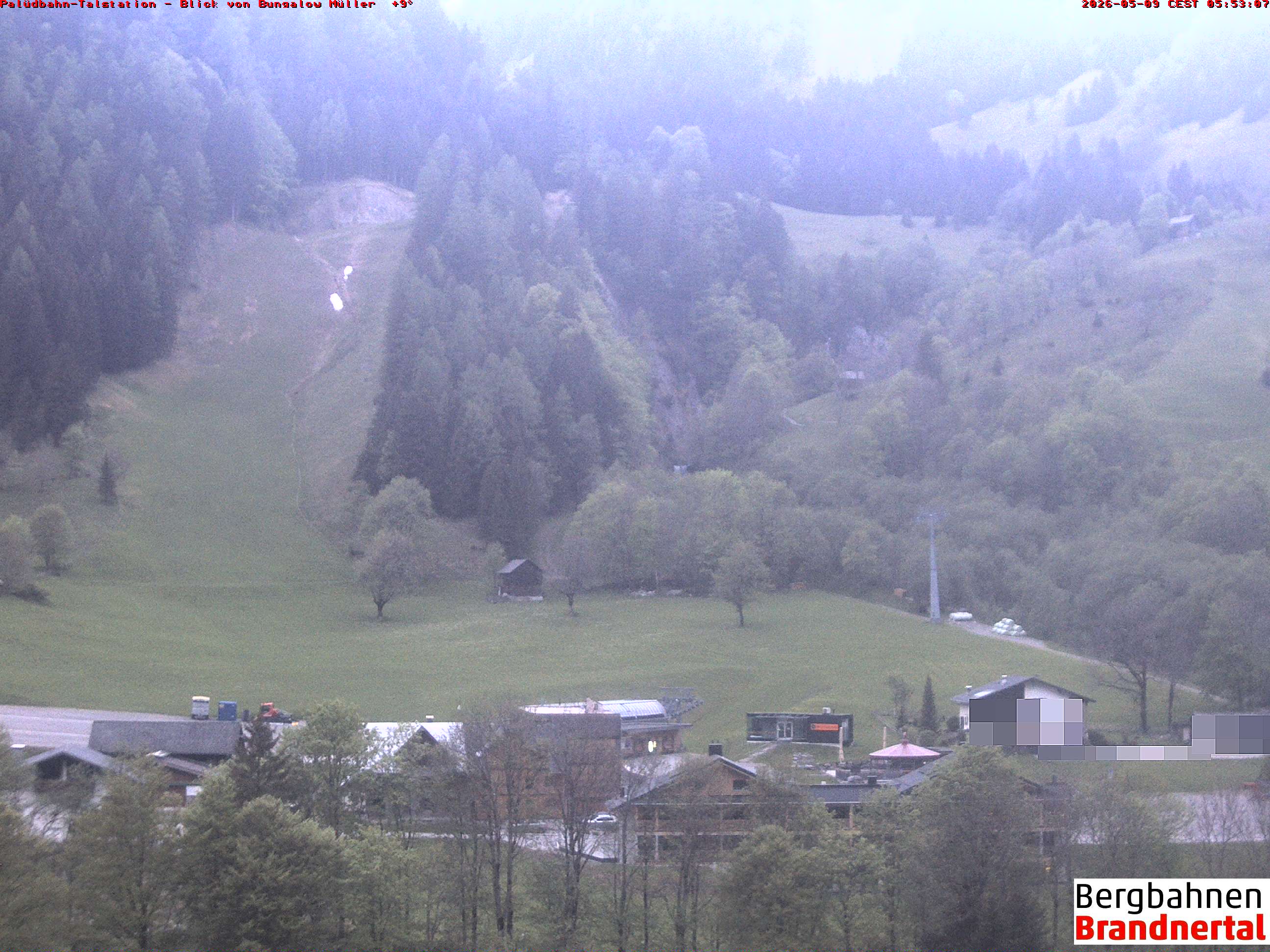Blick auf Palüdbahn von Bungalow Müller