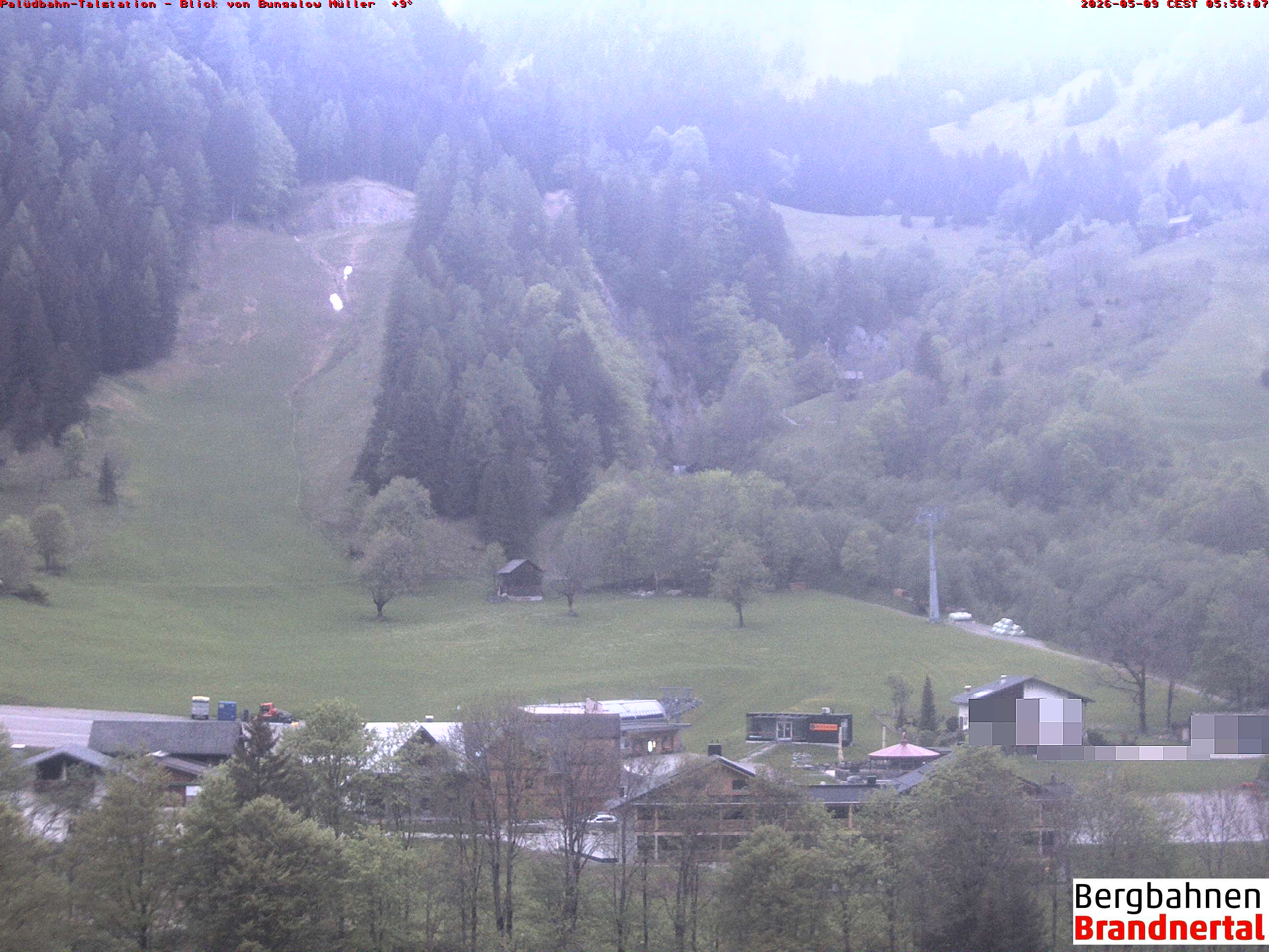 Blick auf Palüdbahn von Bungalow Müller